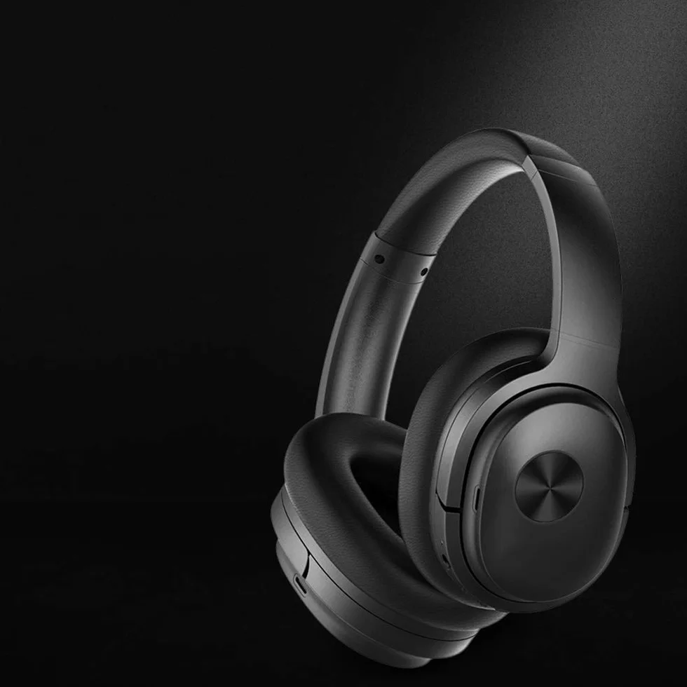 Bezprzewodowe słuchawki ADITAM, składane stereofoniczne bezprzewodowe słuchawki Bluetooth nauszne z mikrofonem Redukcja szumów Połączenie w trybie głośnomówiącym, asystent głosowy, ciemnozielony