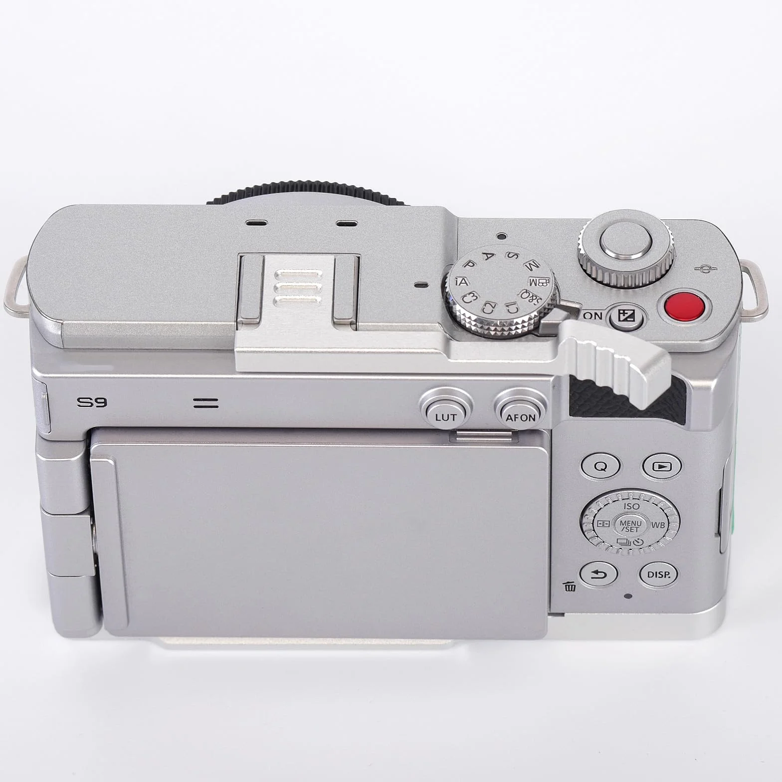 Metalowy uchwyt na kciuki do Panasonic Lumix S9, uchwyt na kciuk ze stopu aluminium z osłoną gorącej stopki, podpórka kciuka, uchwyt do akcesoriów do aparatu Lumix S9, srebrny