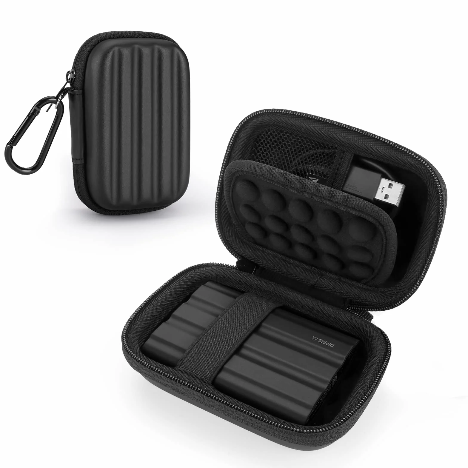 Pokrowiec na dysk twardy Samsung T7 Shield/T9/T7/T7 Touch Portable SSD, odporny na uderzenia