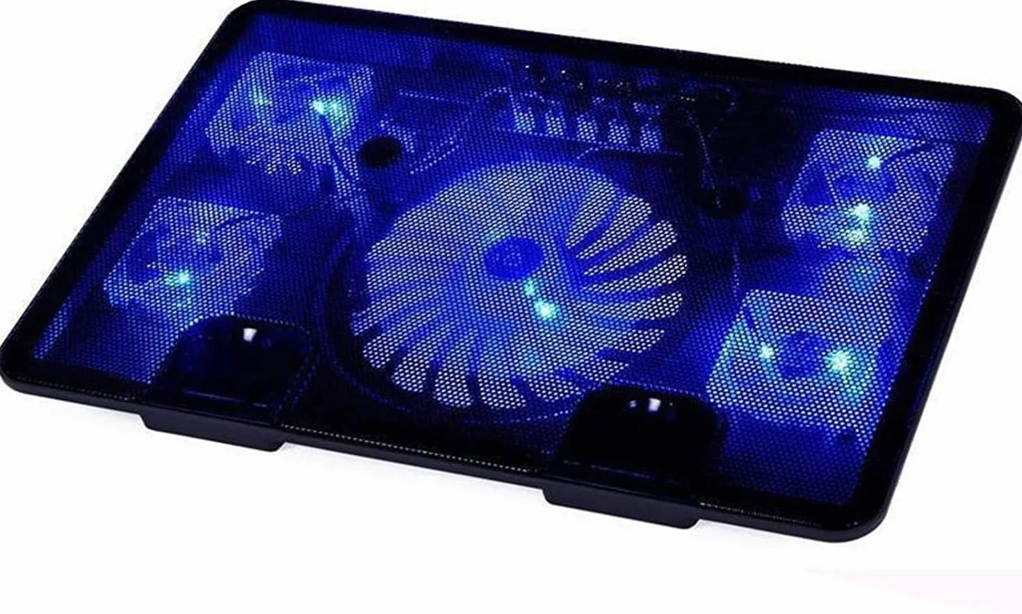 Chłodnica do Laptopa 5 Wentylator 2 USB Chłodziarka Do Laptopa Podstawka Chłodząca Podstawa LED Notebook Cooler Stojak Na Stojak na laptopa,Wentylowany