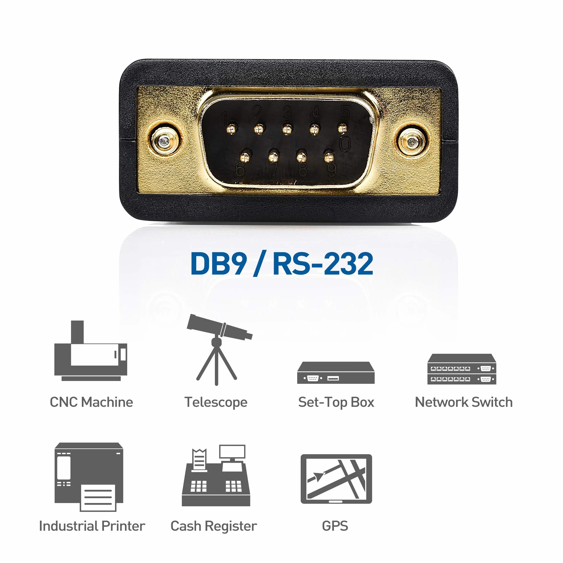 Cable Matters Kabel przejściowy USB na RS232 DB9 0,9 m
