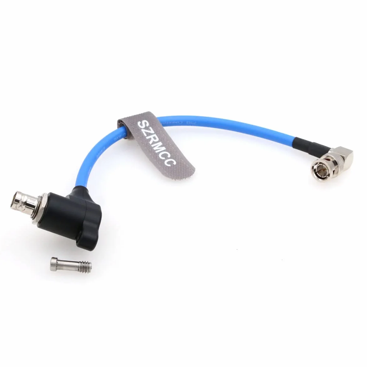SZRMCC HD SDI zabezpieczenie przed przepięciem zabezpieczenie przed przepięciem izolacja kąt prosty BNC męski do żeński kabel wideo 12G 6G do kamery ARRI Alexa RED Komodo Sony-Canon (80cm)