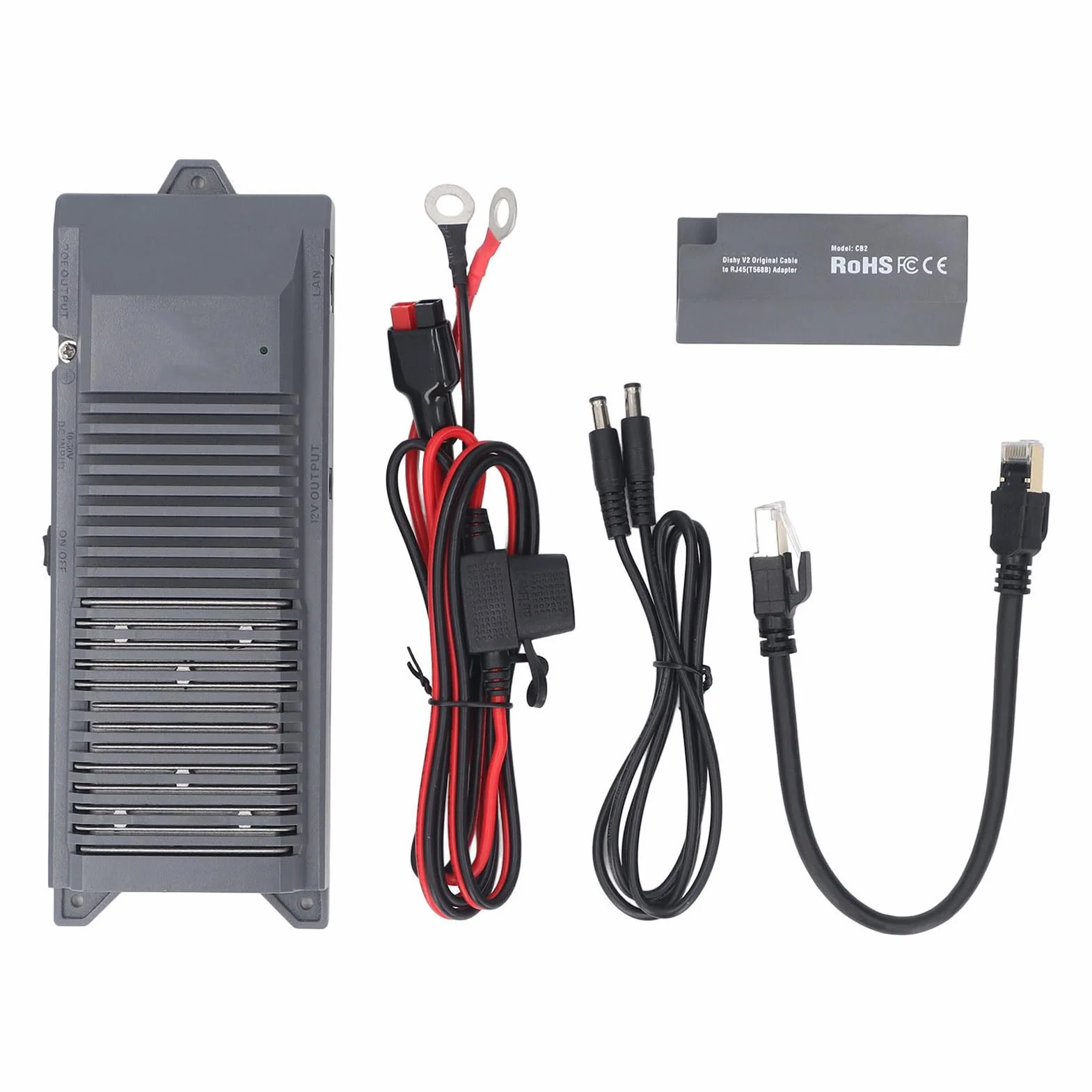 Generic Wtryskiwacz PoE 150 W dla GEN 2 Dishy Wydajny Zestaw Konwertera DC dla Samochodów Kempingowych Łodzie Jakość Instalacji Słonecznej ABS