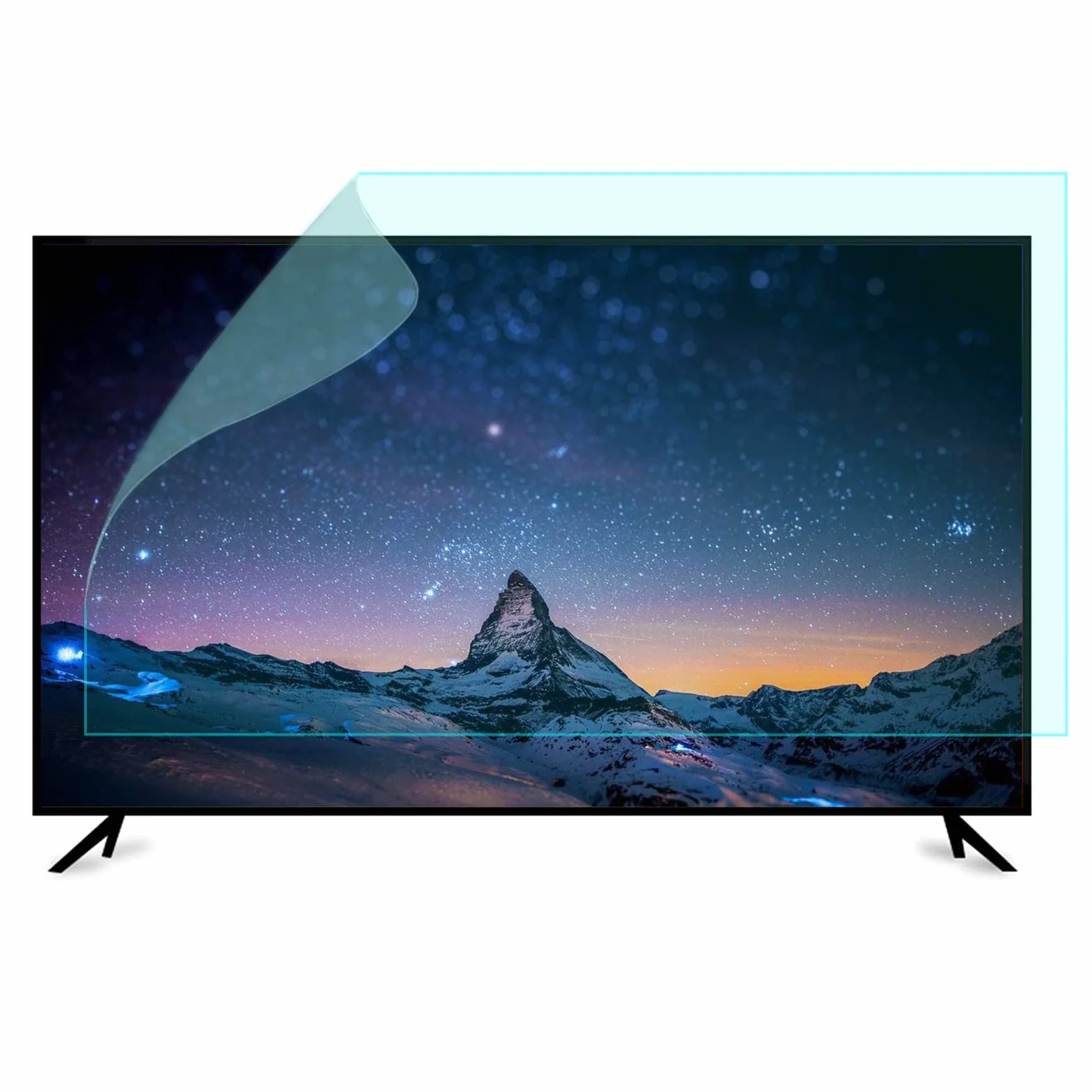 Ochrona przed promieniowaniem Osłona ekranu telewizora LCD - matowa folia ochronna przeciwodblaskowa/współczynnik odbicia do 90% Filtr chroniący oczy przed promieniowaniem UV 40 cali