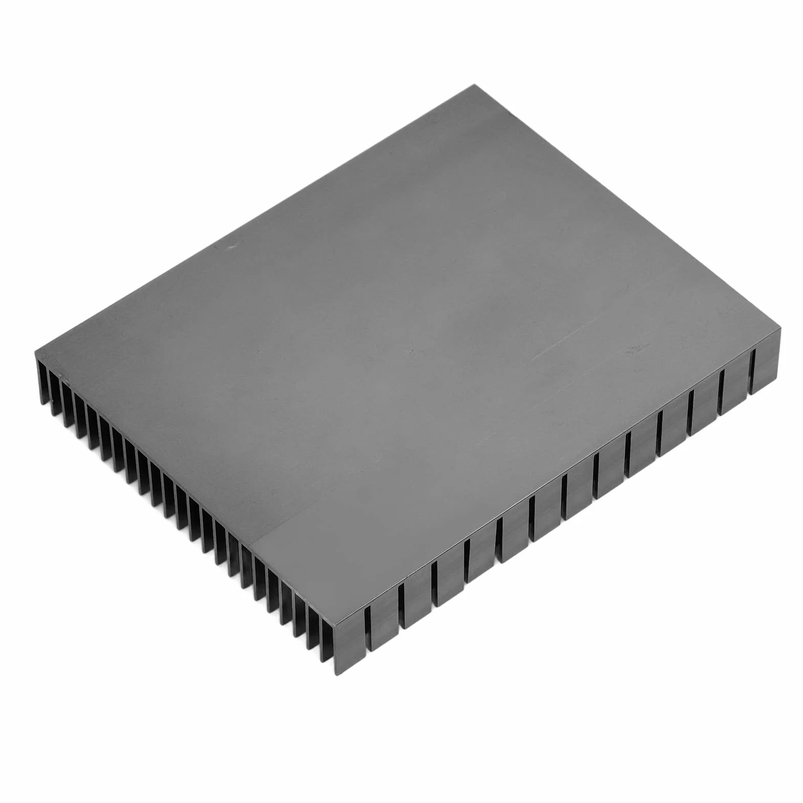 Eujgoov Aluminiowy Radiator 150x120x20mm Chłodzenie PCB Wzmacniacz Mocy Procesora Czarny