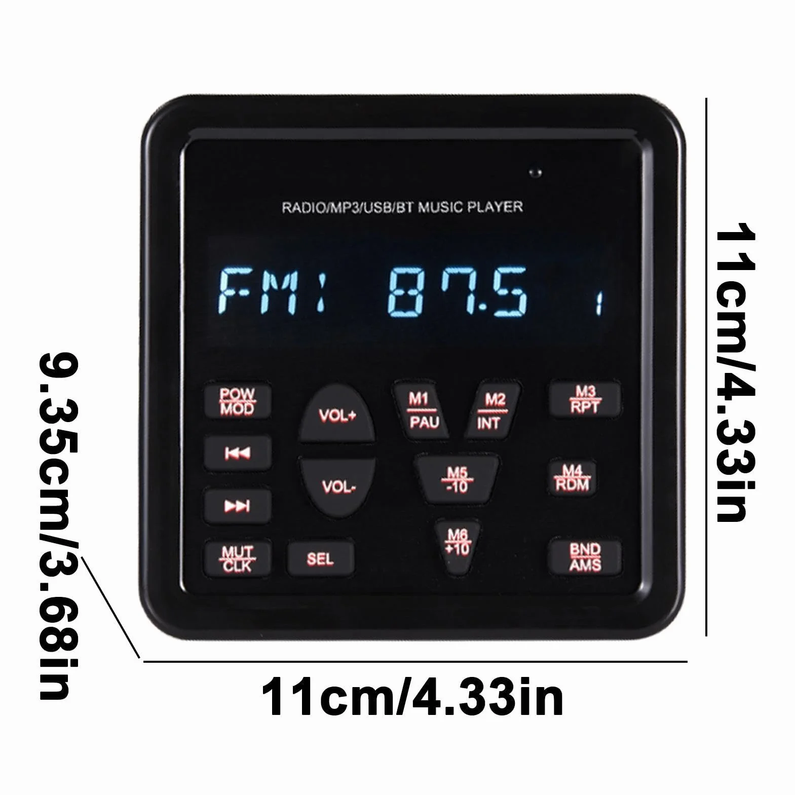 Przenośny odtwarzacz mp3 bezstratny,Przenośny odtwarzacz mp3 bezstratny | Bezstratna wysoka rozdzielczość Radio FM z portem USB Jack do joggingu i