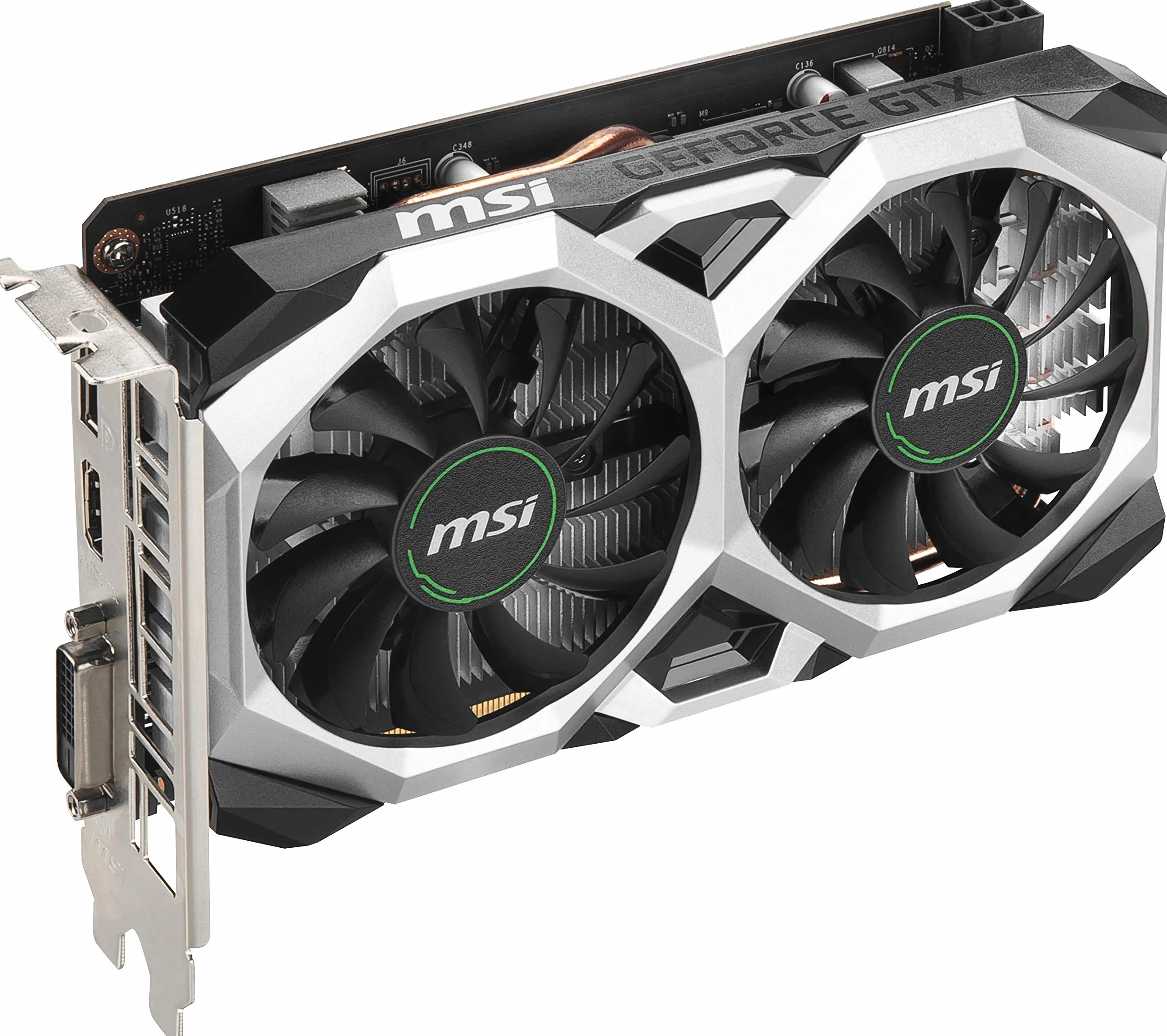 MSI Karta graficzna GeForce GTX 1650 D6 VENTUS XS OCV2 '4 GB GDDR6, 1620 MHz, 128-bitowy, PCI Express x16 Gen 3, DisplayPort, HDMI, DVI-D, system chłodzenia Dual Fan Cooling'