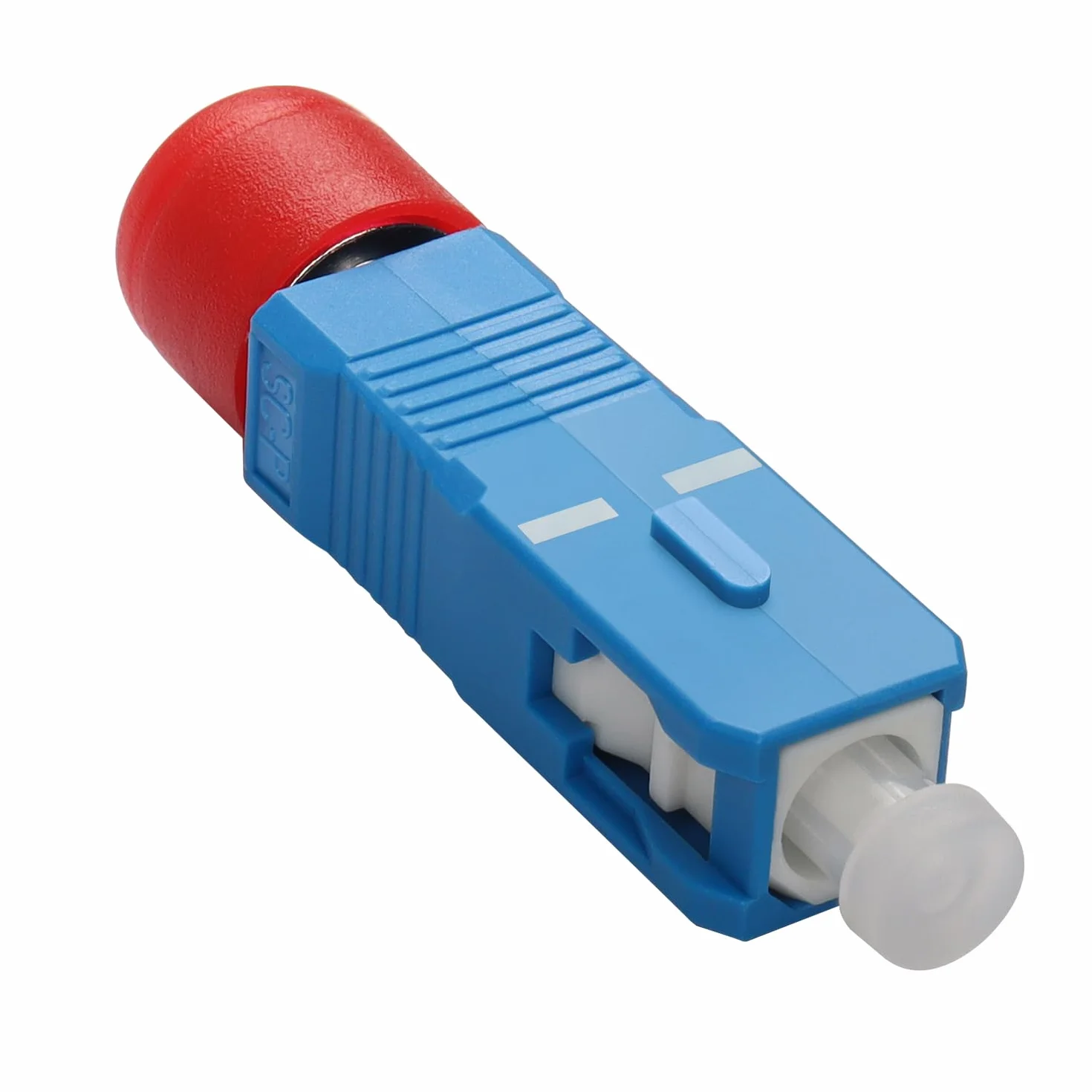 QIANRENON SC męski na FC żeński hybrydowy adapter światłowodowy złącze SM 9/125μm SC/UPC do FC/UPC światłowodowy simplex złącze konwertera, do optycznego miernika mocy czerwonego pióra