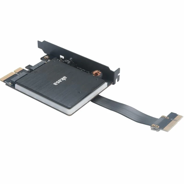 Akasa Podwójny adapter M.2 PCI-E RGB LED karta