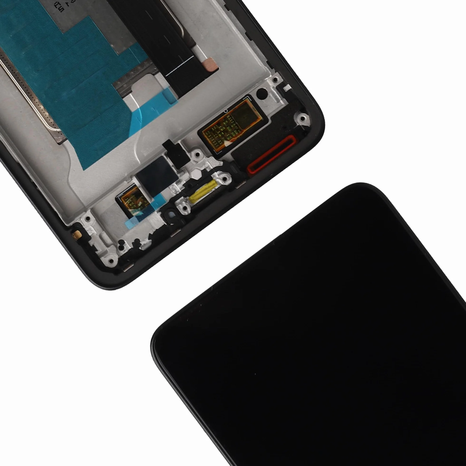 Amoled wyświetlacz LCD kompatybilny z Xiaomi 14T (czarny z ramką), części zamienne z bezpłatnymi narzędziami
