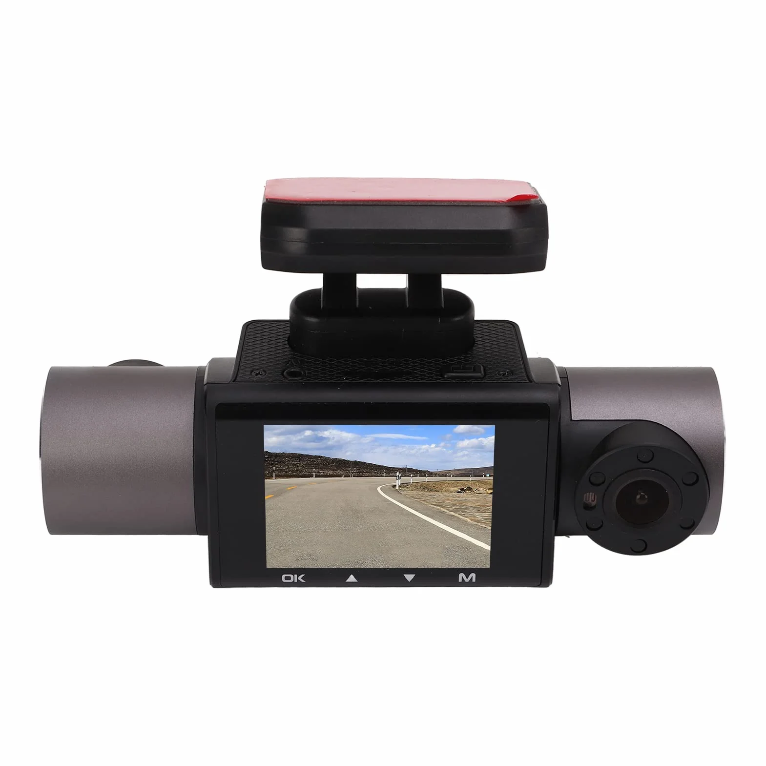 1080 FHD Podwójny obiektyw Monitor do parkowania 2-calowa kamera na deskę rozdzielczą samochodu z nagrywaniem w pętli GPS Rejestrator wideo, aby Twoja jazda była bezpieczniejsza