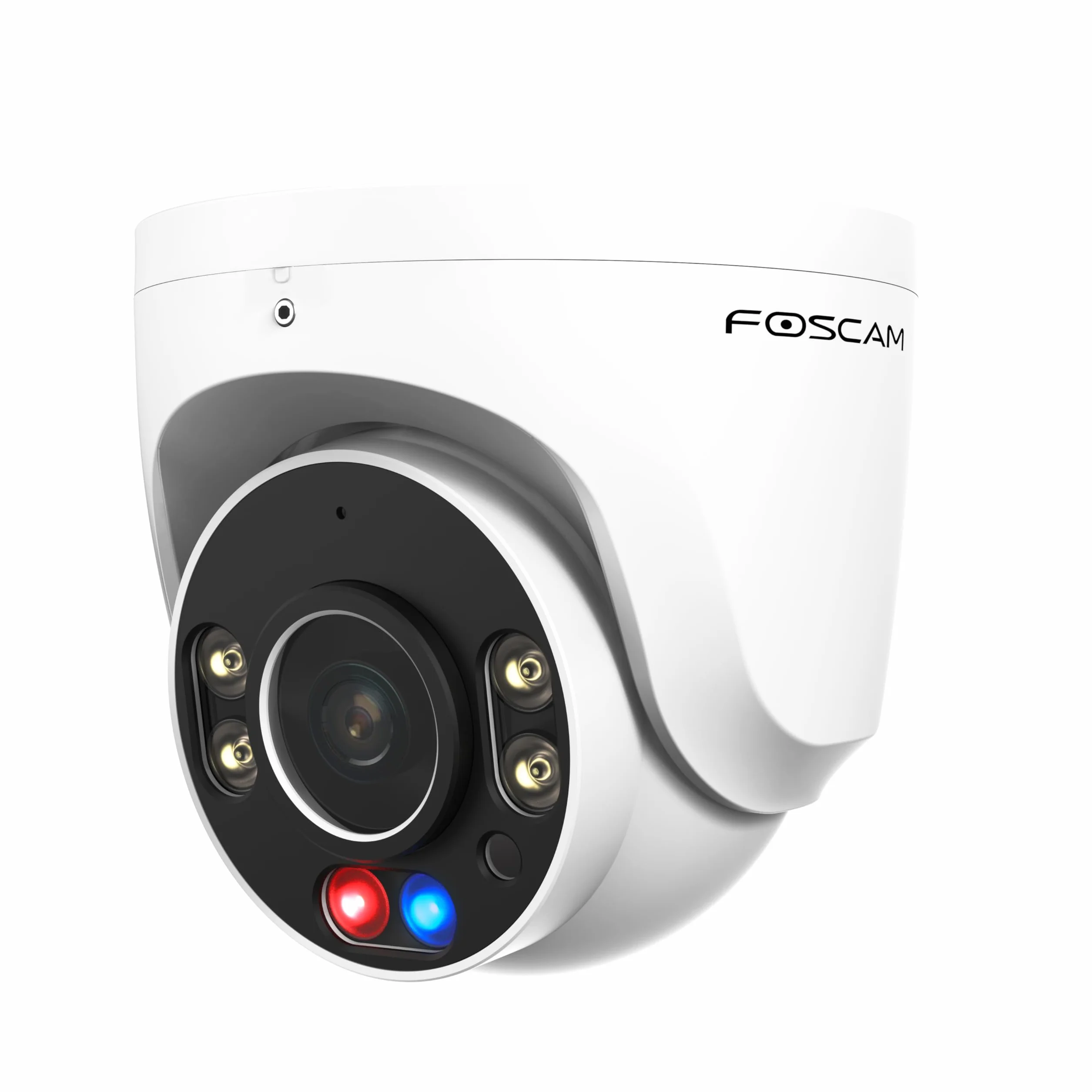 FOSCAM W5EP zewnętrzna kamera PoE (IP66), Ultra HD 3K (5,0 megapiksela), WDR, kąt widzenia 108°, kolorowy noktowizor + IR, dwukierunkowy dźwięk, LED i syrenka alarmowa