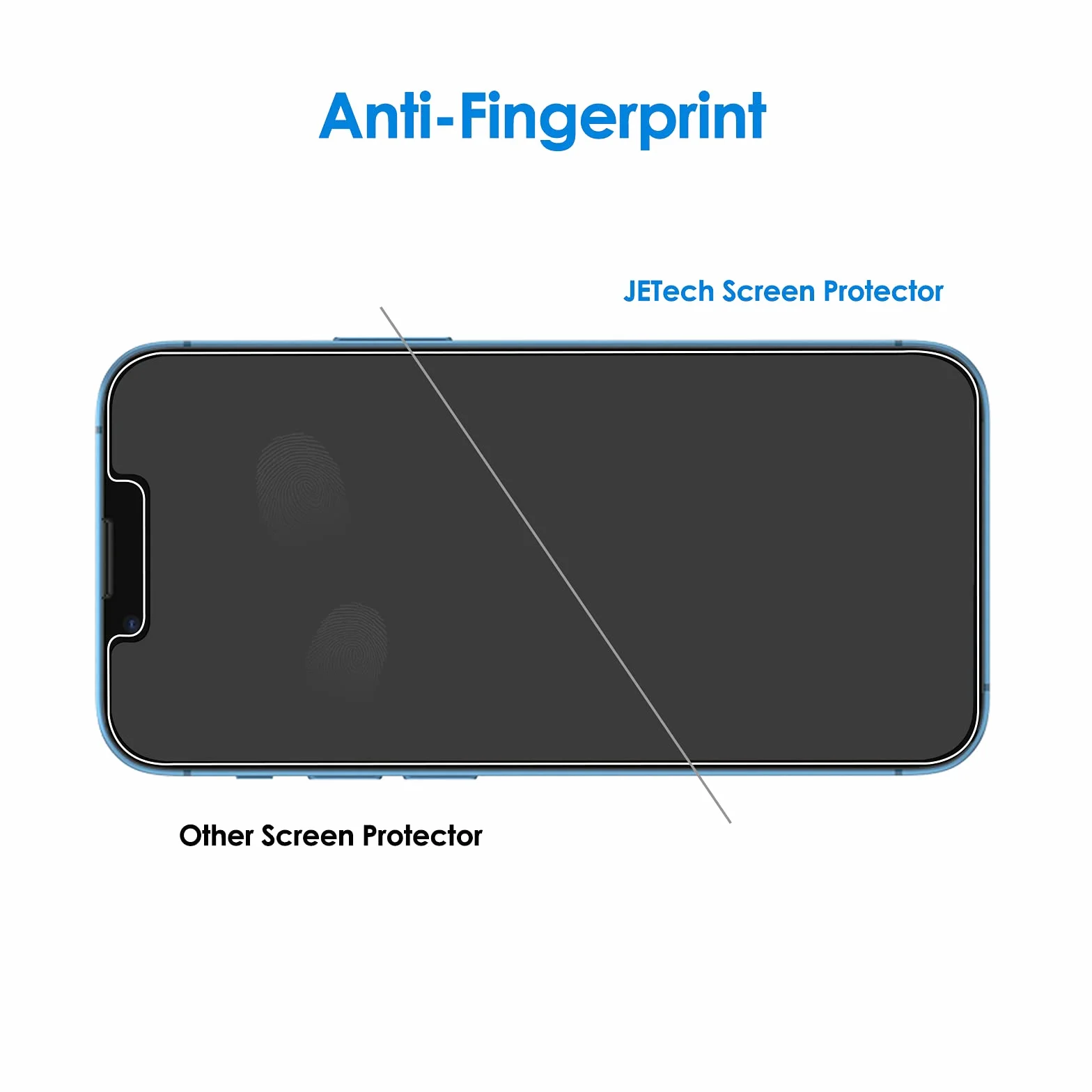 JETech Ochraniacz Ekranu iPhone 13 Mini 5,4 Cala Szkło Hartowane 3 Sztuki