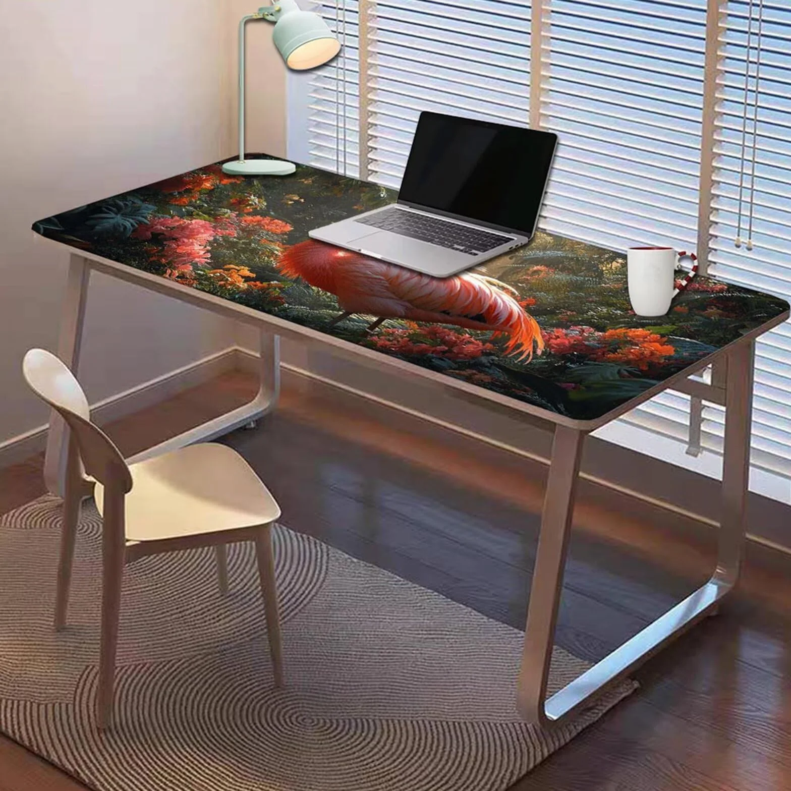 Gamingowa podkładka pod mysz 1200 x 600 x 3 mm, XXL, wodoszczelna, odporna na ścieranie, z przyszytymi krawędziami, zielona, podkładka na biurko, poprawia prędkość i precyzję pod laptopa, komputera