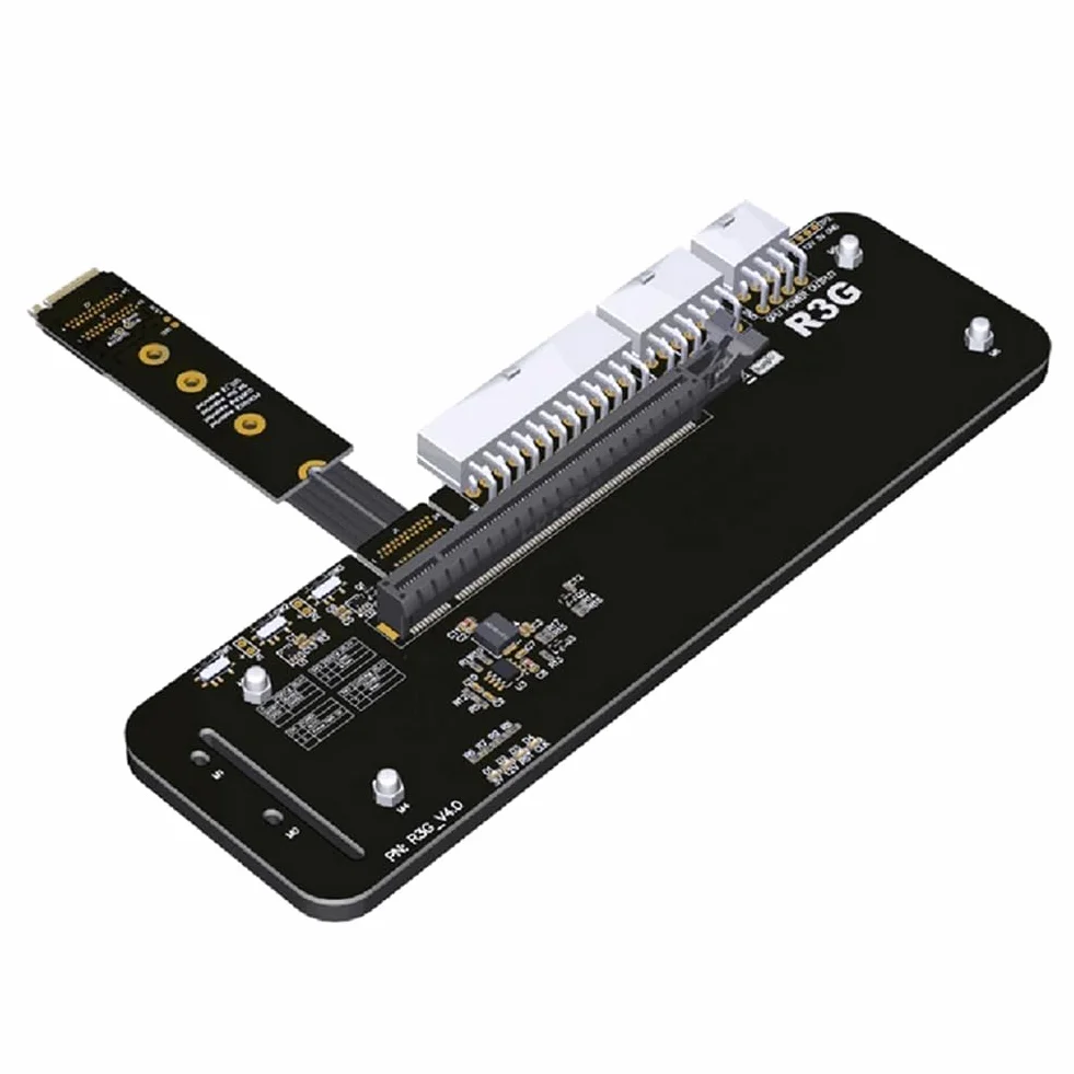 R43SG M.2 Nvme PCIe4.0X4 karta graficzna zewnętrzna stacja dokująca akcesoria zamienne do NUC/ITX / / laptopa 50 cm