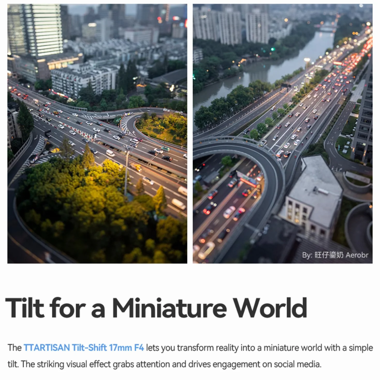 TTARTISAN Tilt-Shift obiektyw F4 17 mm do kamer NZ Mount, ultraszerokokątny z ręcznym ustawianiem ostrości, przesunięcie ± 8 mm, 10 przysłon, profesjonalny obiektyw architektoniczny
