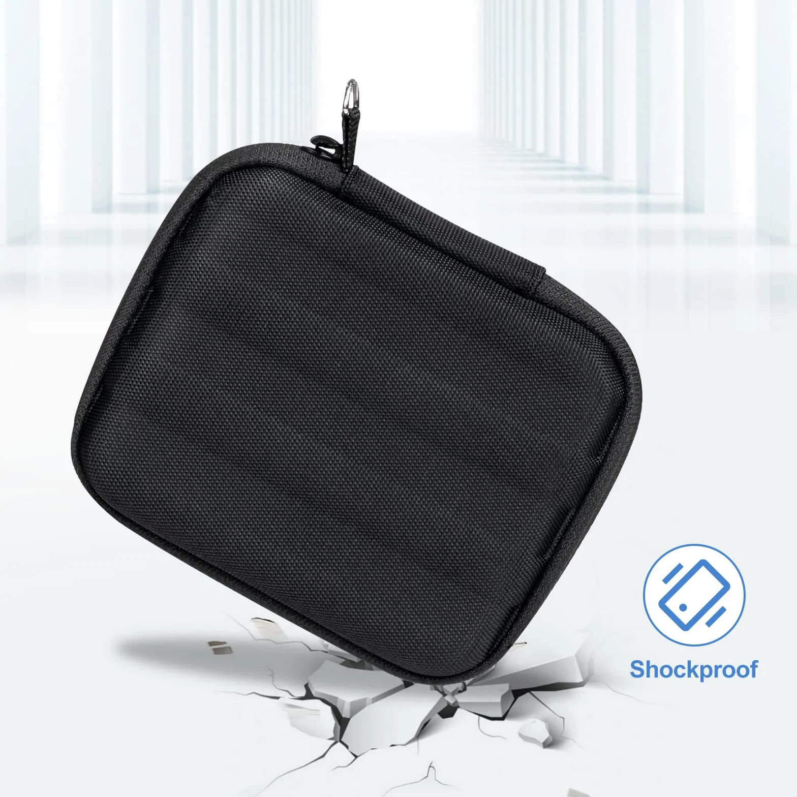 ProCase Etui do Samsung T7 Shield, twardy futerał EVA, odporny na wstrząsy, przenośny dysk SSD USB 3.2 1 TB