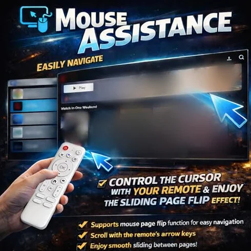 Garsent TV Box z Systemem Operacyjnym Android 14 4K Ultra HD, TV Box 4K z Pilotem Głosowym 2 GB 16 GB, Android Cyfrowy Inteligentny Odtwarzacz Strumieniowy do Podróży Domowych