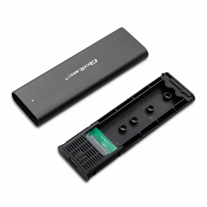 Qoltec Obudowa | kieszeń do dysków M.2 SSD,NVME, PCI-E, USB-C