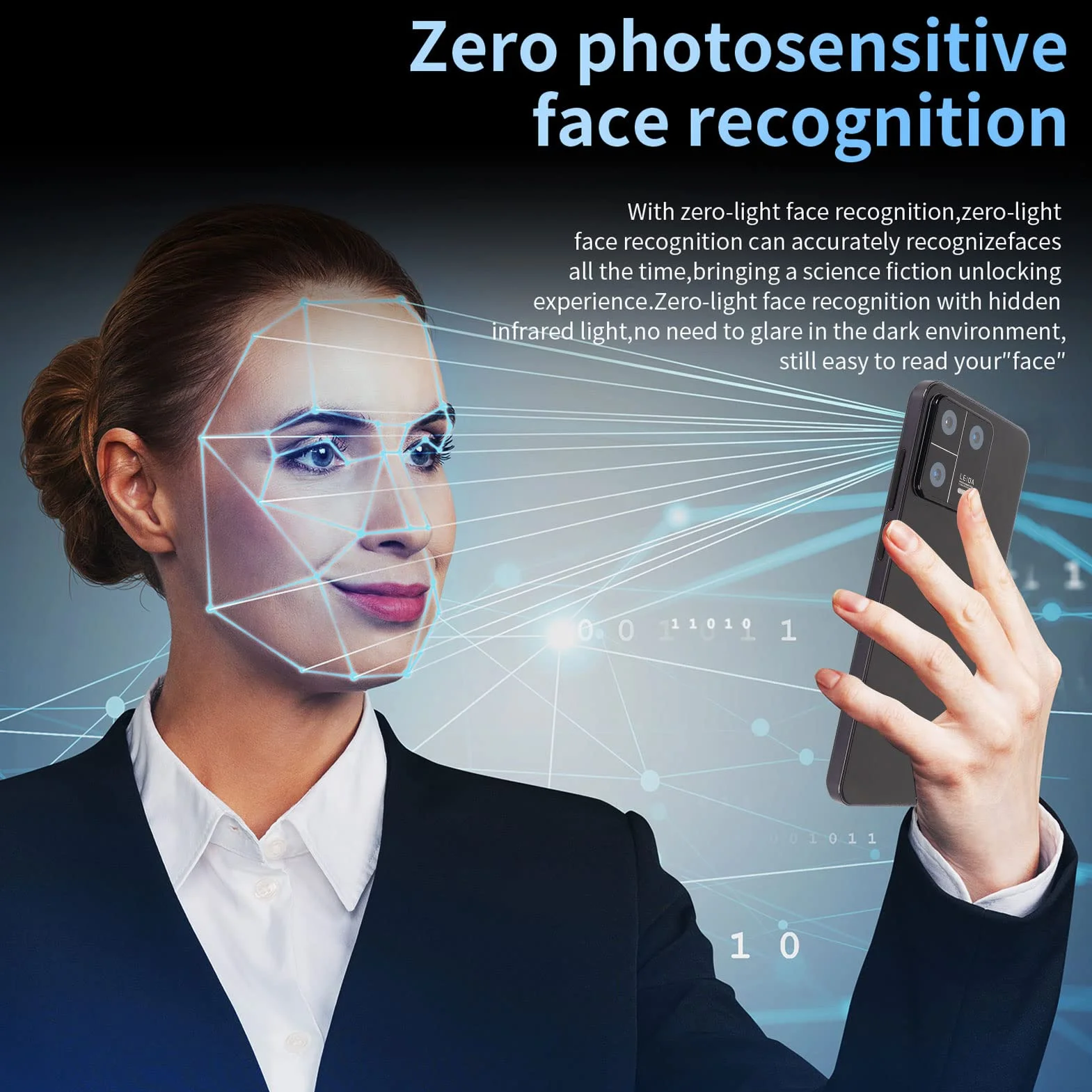 Smartfony, 6, 53 Calowy Telefon Komórkowy HD Z Odblokowaniem Twarzą, 6G 128G Czarny, Wbudowana Karta Pamięci 64G, 8 Rdzeniowy MTK HELIO, Podwójna Karta Double Stay, Telefon Komórkowy 5Gwifi (UE)