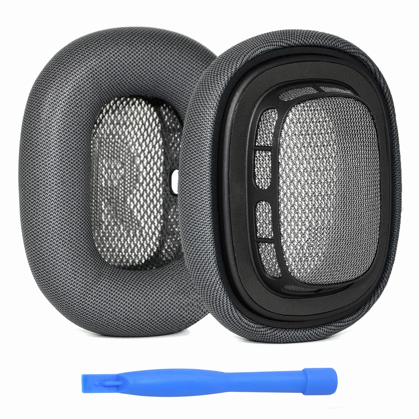 MMOBIEL Zapasowe Nausznik Kompatybilne z AirPods Max Słuchawek - Protein PU Wymienna Poduszka Uszu - Pady Nausznes – Czarny