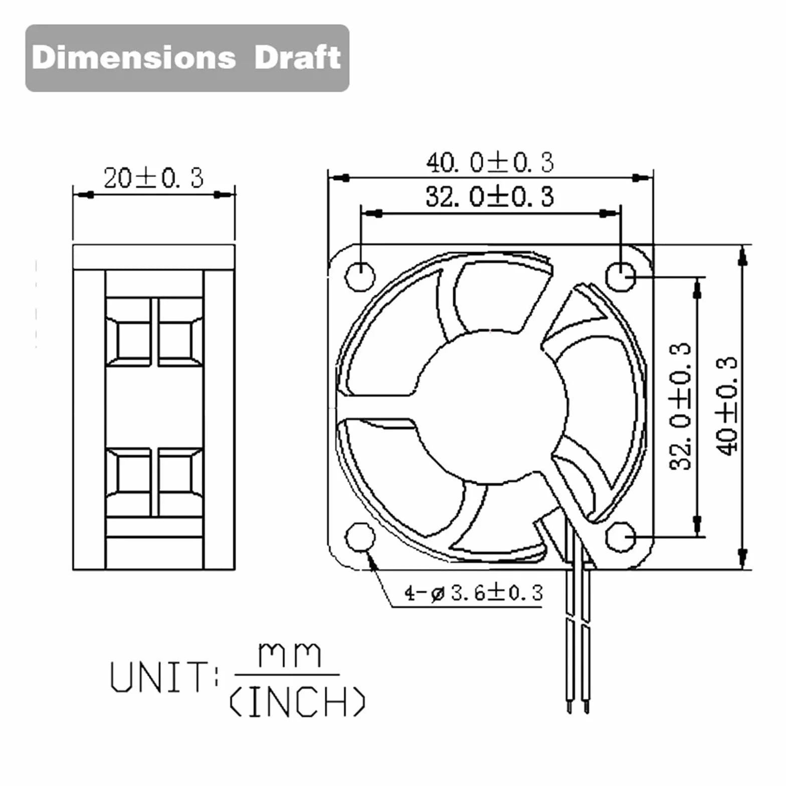 2 szt. Wentylator 4020 DC 5 V 12 V 24 V podwójne łożysko kulkowe(12V Dual Ball)