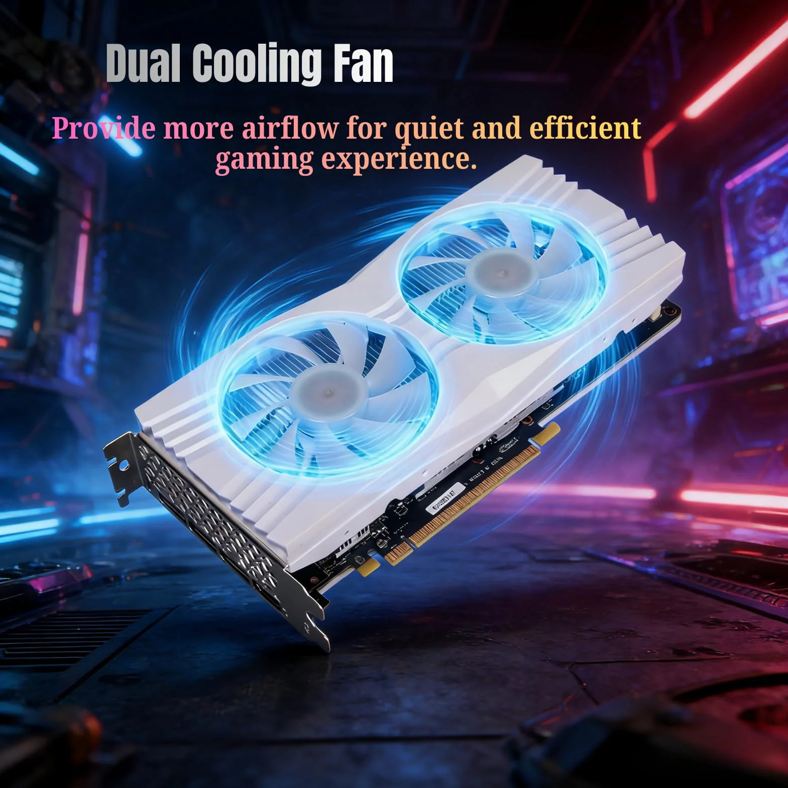Dual Radeon RX580 8G GDDR6 gamingowa karta graficzna 256 bitów, 1284 MHz, GPU PCI Express 3,0 x 16, do gier komputerowych z 3 x DP,​ 1 x interfejs multimedialny HD