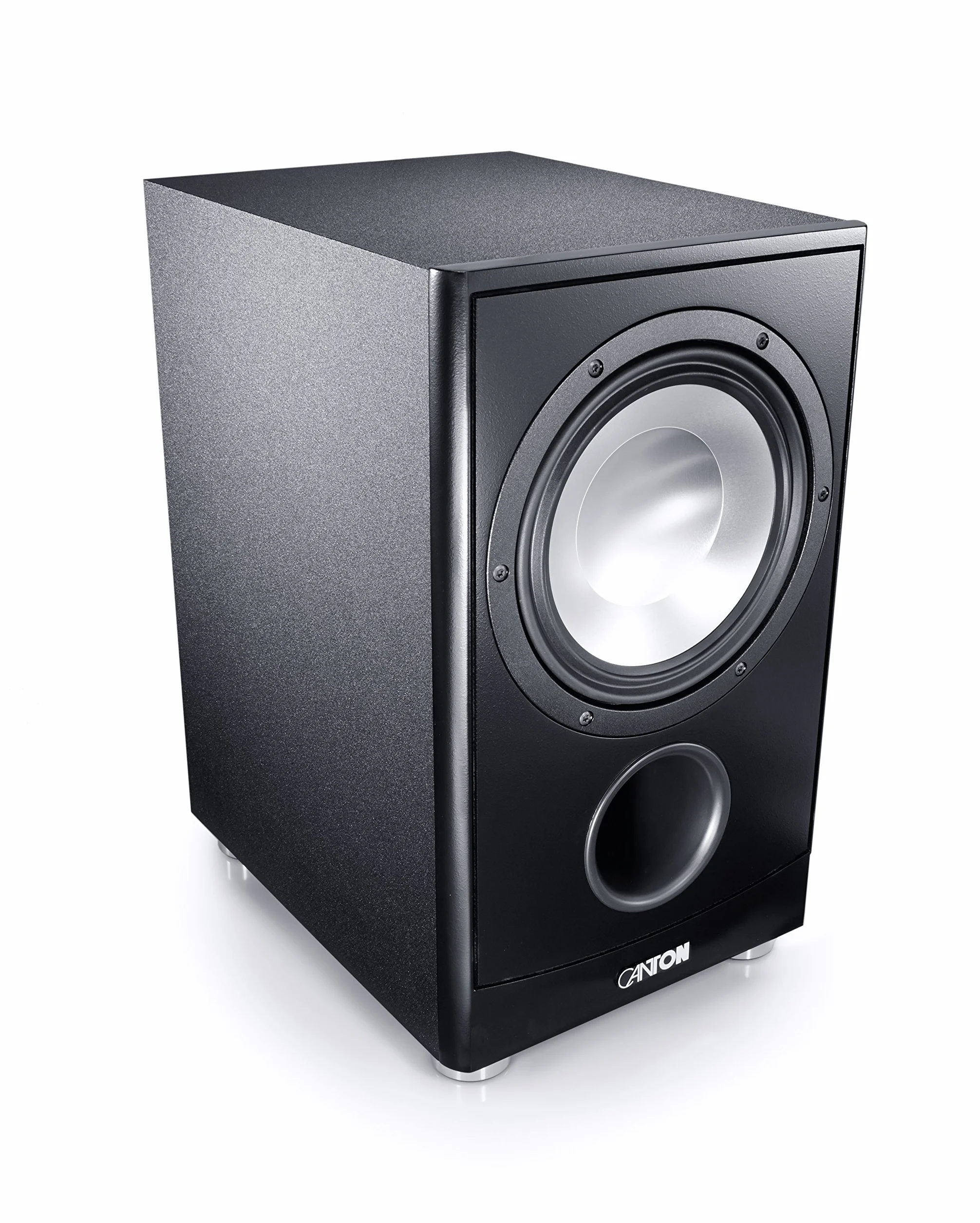 Canton AS 85.3 SC wydajny aktywny subwoofer (200/280 W), czarny