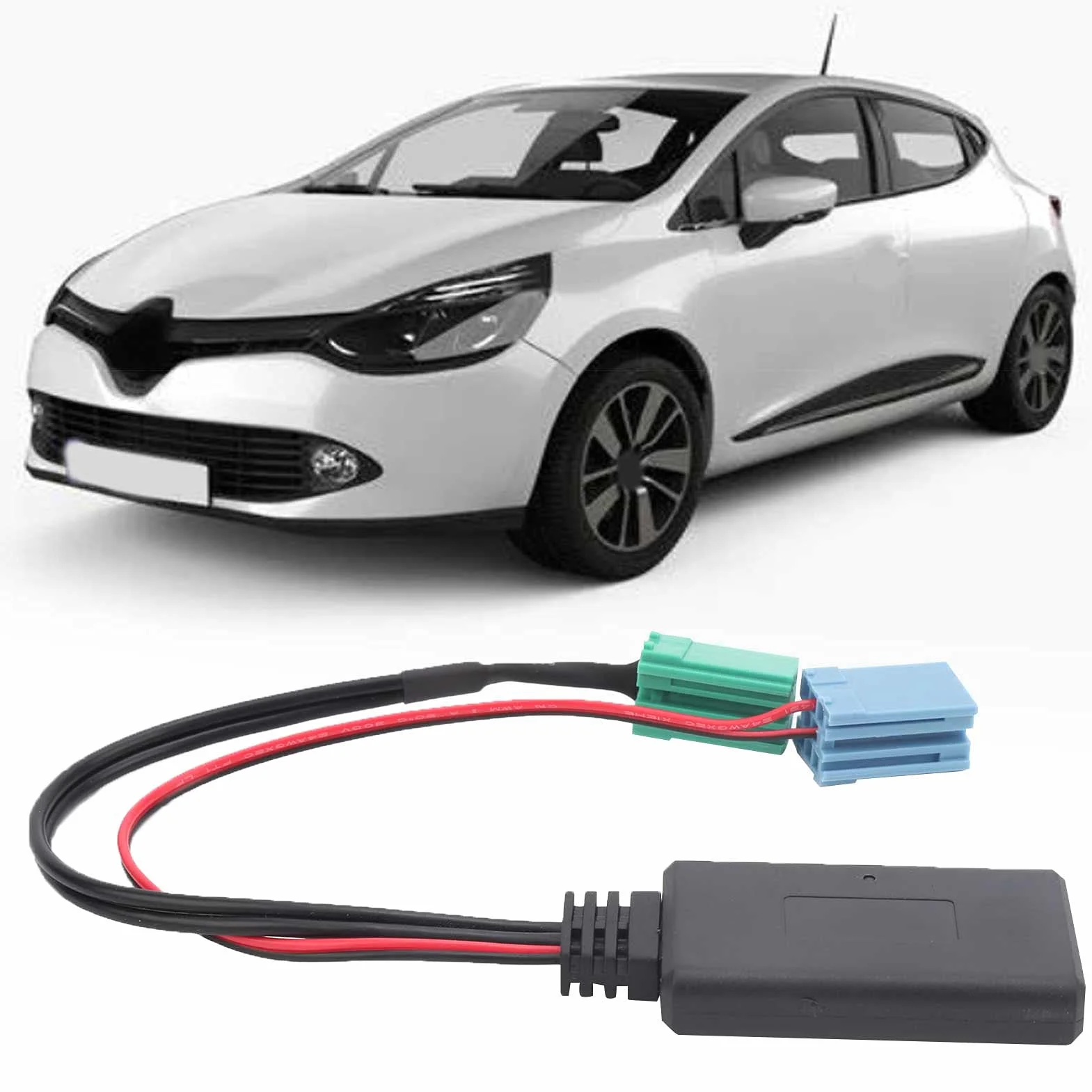 Samochodowy Adapter Audio Bluetooth 5.0 Mini ISO 6Pin 8Pin Kabel AUX do Espace Laguna