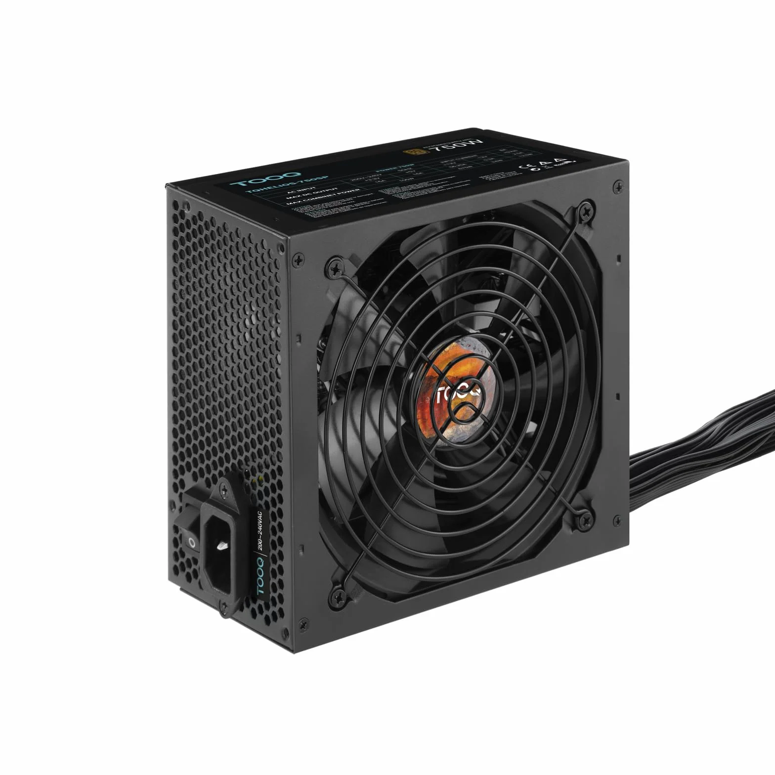 TOOQ TQHELIOS-750SP zasilacz ATX 750 W APFC 80Plus brązowy