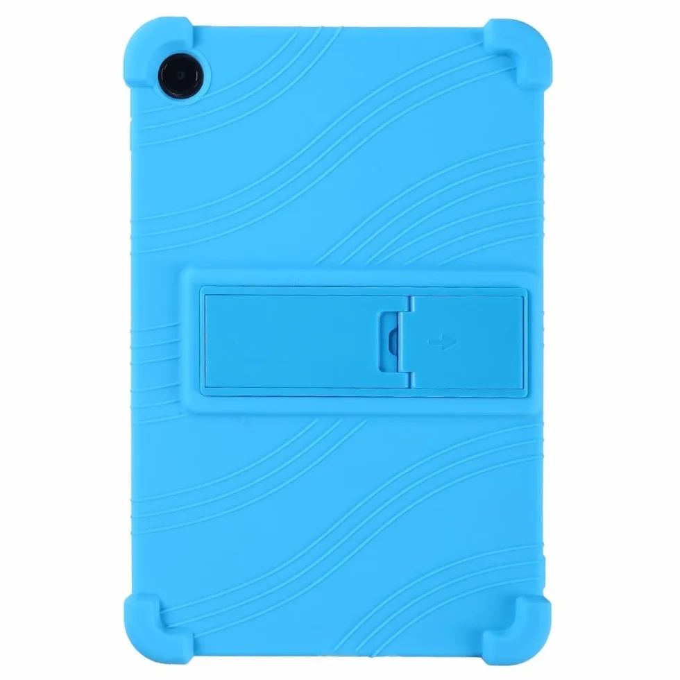Generic etui kompatybilne z Xiaomi Redmi Pad 2 9,7 cala 2026 (kolor: jasnoniebieski) odporny na wstrząsy silikonowy pokrowiec z tyłu stojak pokrowiec