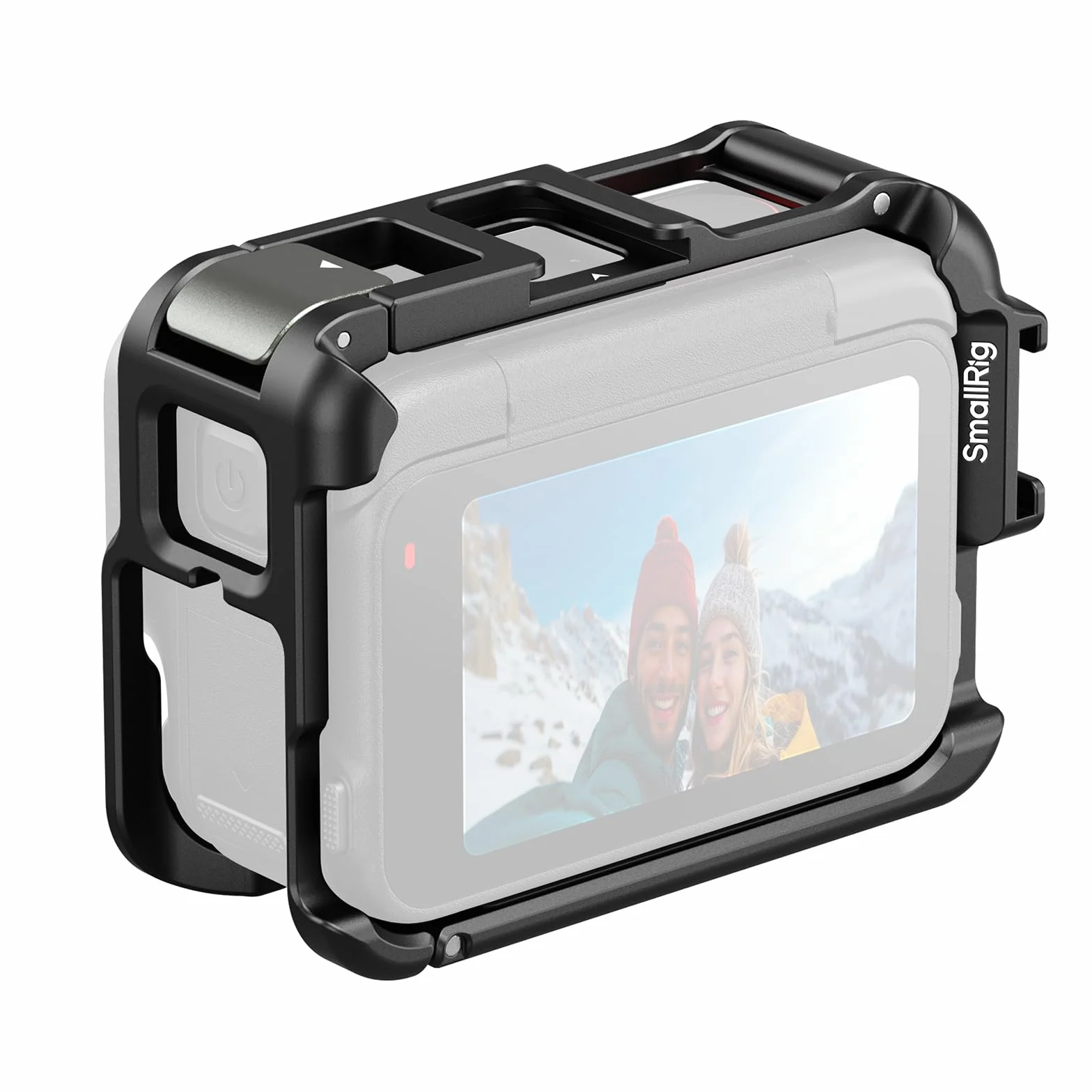 SmallRig Utility Frame Cage do Insta360 Ace Pro 2 / Ace Pro, obsługuje poziome i pionowe zdjęcia, rama montażowa kamery akcji z pazurem montażowym i zimną stopką - 5000