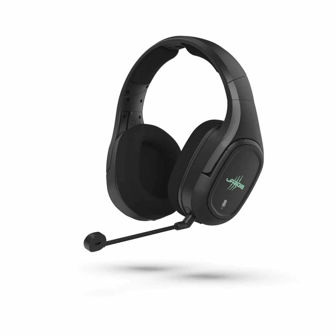 uRage Zestaw słuchawkowy gamingowy SoundZ 920 ze stojakiem na słuchawki, czarny