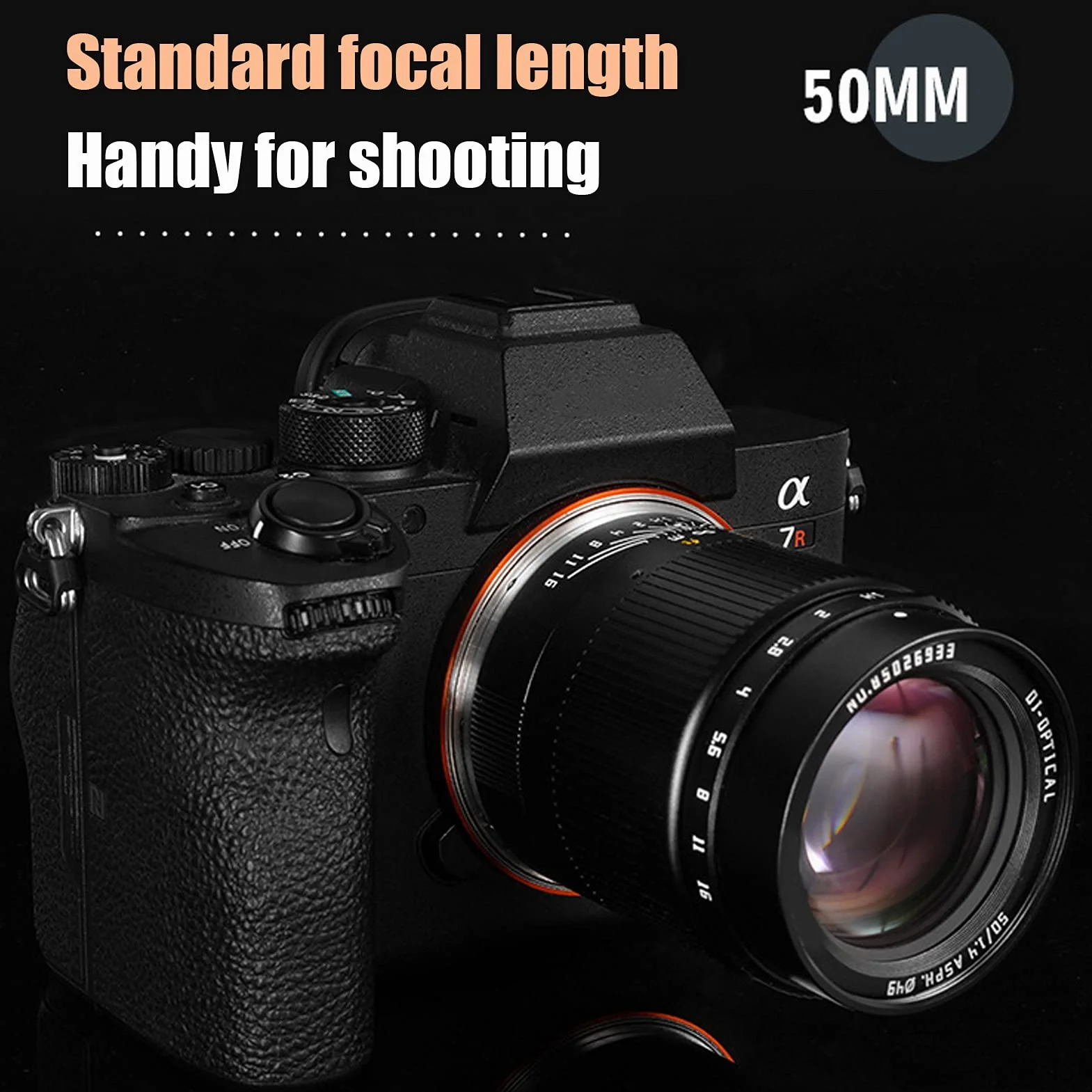 Obiektyw Aparatu 50 Mm F1,4 ASPH Obiektyw Stałoogniskowy z Dużą Przysłoną do Aparatów SL, T, TL, TL2, CL do Serii S1, S1R, SIH, S5 i FP
