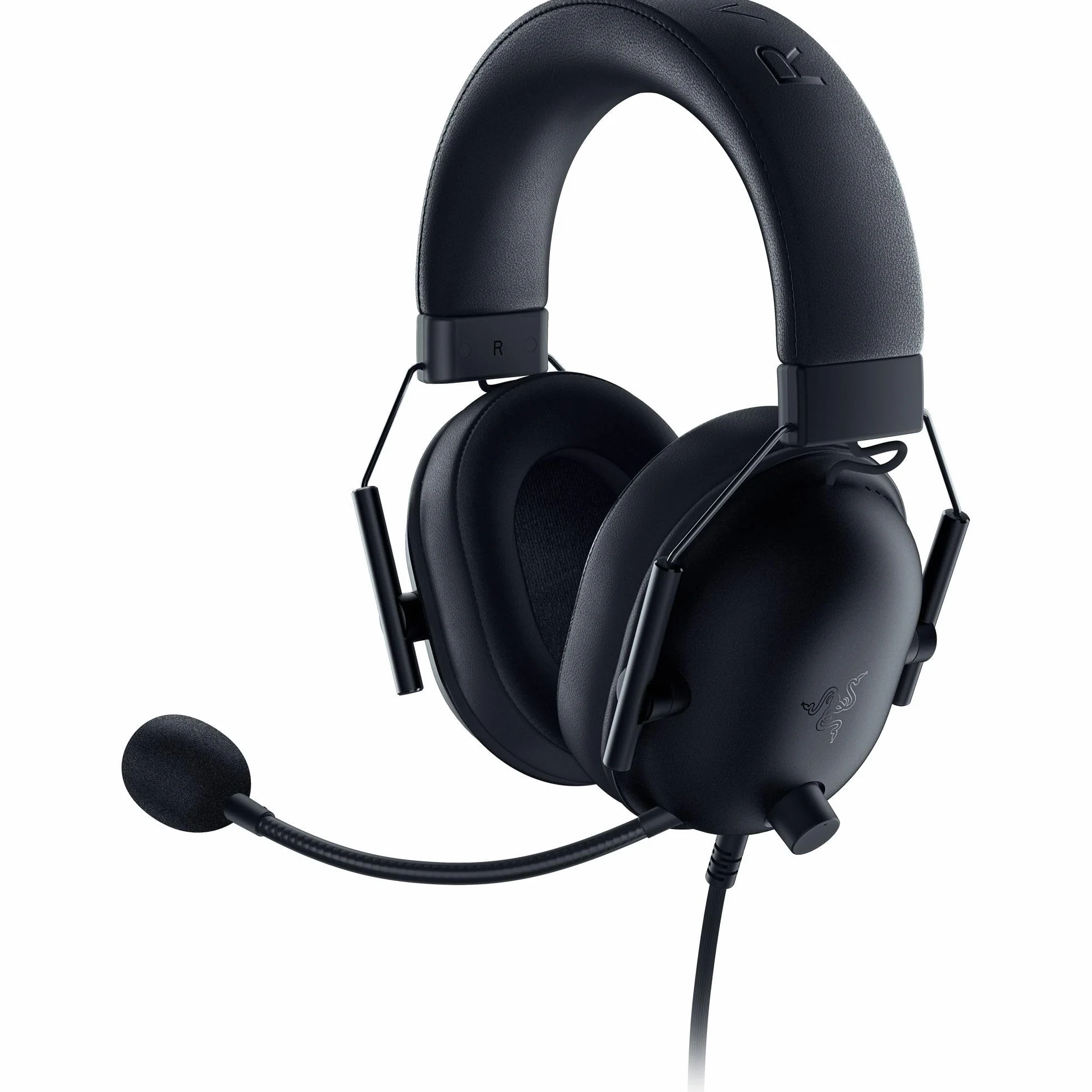 Razer Blackshark V2 X (PlayStation) - przewodowy e-sportowy zestaw słuchawkowy do konsoli PlayStation (240g, mikrofon kardioidalny, przetworniki 50mm, pasywna redukcja szumów, złącze 3,5mm) Czarny