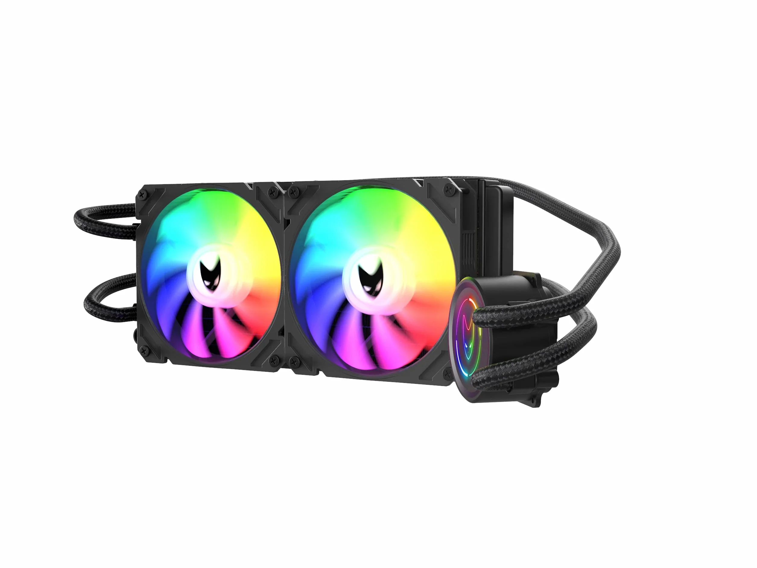 Oversteel ZIRCON Liquid Cooling 240mm, System All-in-one z 3-stopniową instalacją, Zoptymalizowany transfer ciepła, Kompatybilny z Intel i AMD AM4, Kolor Czarny