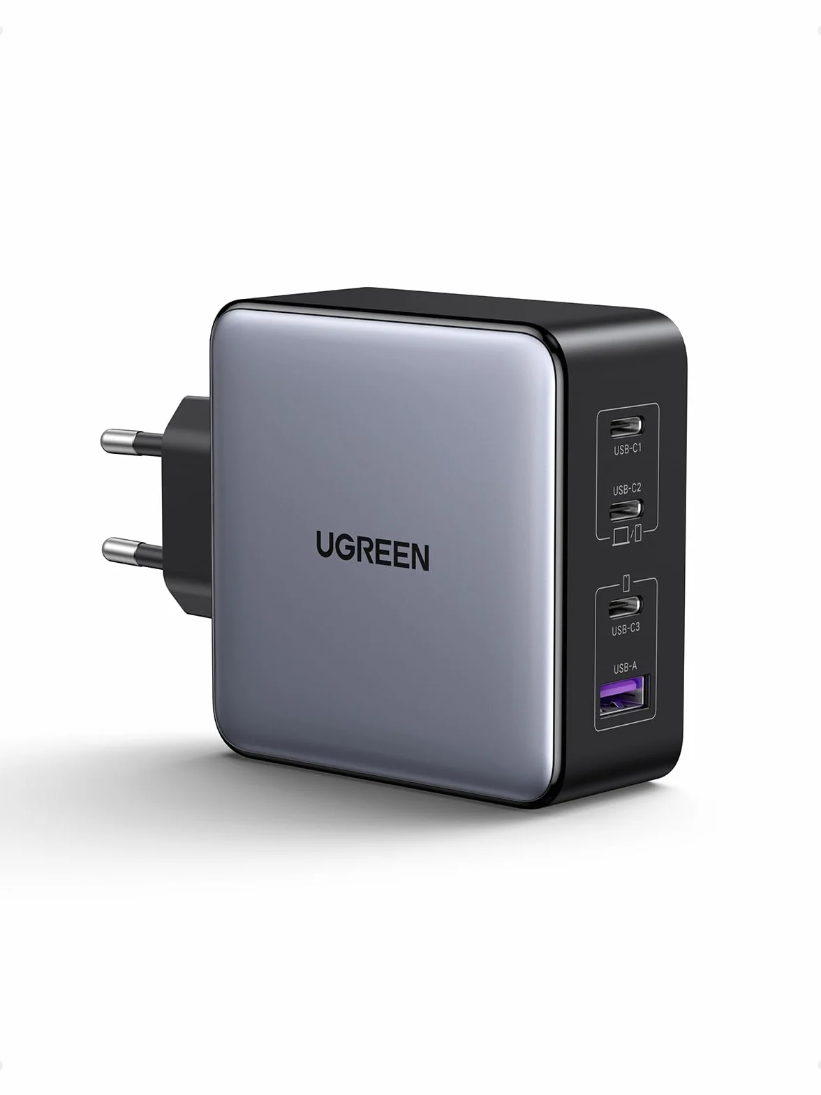 UGREEN Ładowarka USB-C, Nexode X 160W PD 3.1 Zasilacz 140W GaN Ładowarka 4-portowa Szybka ładowarka PPS 45W Kompatybilna z MacBook Pro 16" 2021, iPhone 16 Pro Max, Galaxy S24 Ultra, Vision Pro