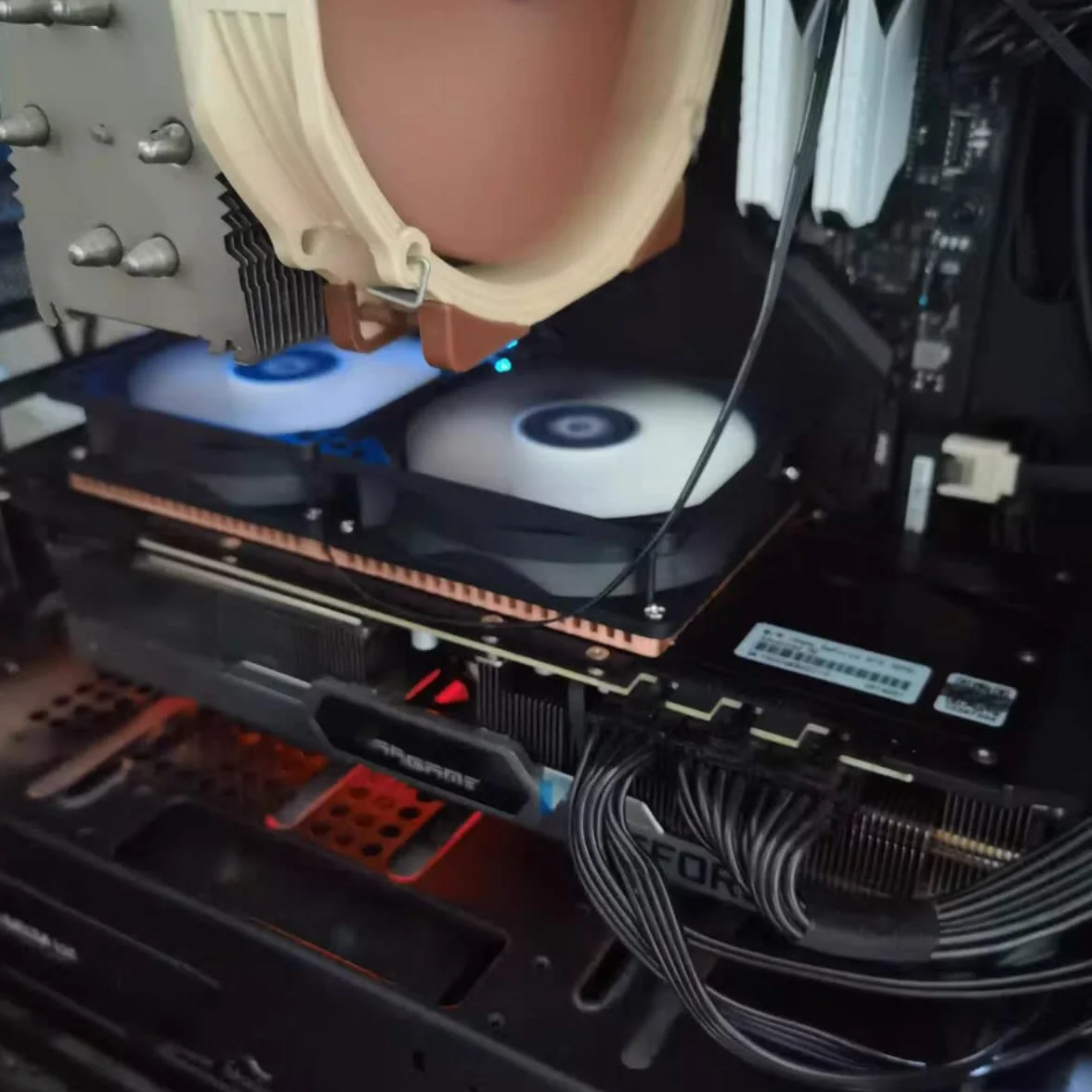 Radiator z czystej miedzi, pomocniczy grzejnik górniczy, pomocniczy grzejnik karty graficznej, chłodzenie pamięci wideo, odpowiedni do RTX3090 3080, można zainstalować wentylator