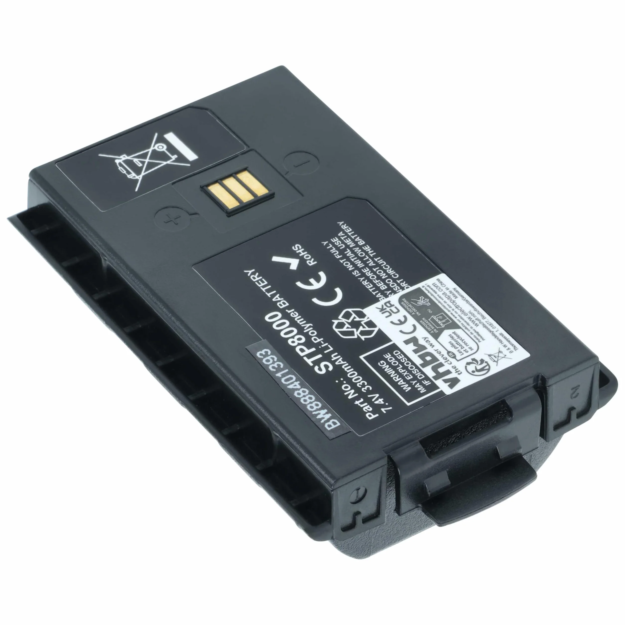 vhbw 5X bateria zastępuje Simoco-Sepura STP8000 do radia (3300 mAh, 7,4 V, Li-Ion)