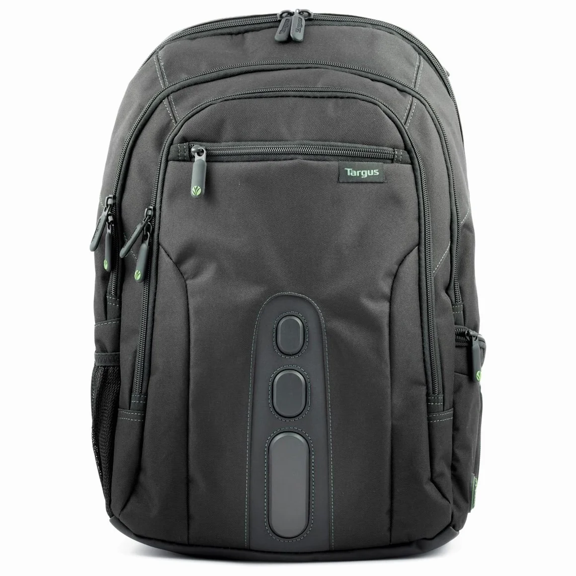 Targus Torba na laptopa, pasuje do laptopów o przekątnej do 15,6 cala i pojemności 27 l, ekologiczny plecak wykonany z butelek z recyklingu, trwały, przyjazny dla TSA - czarny