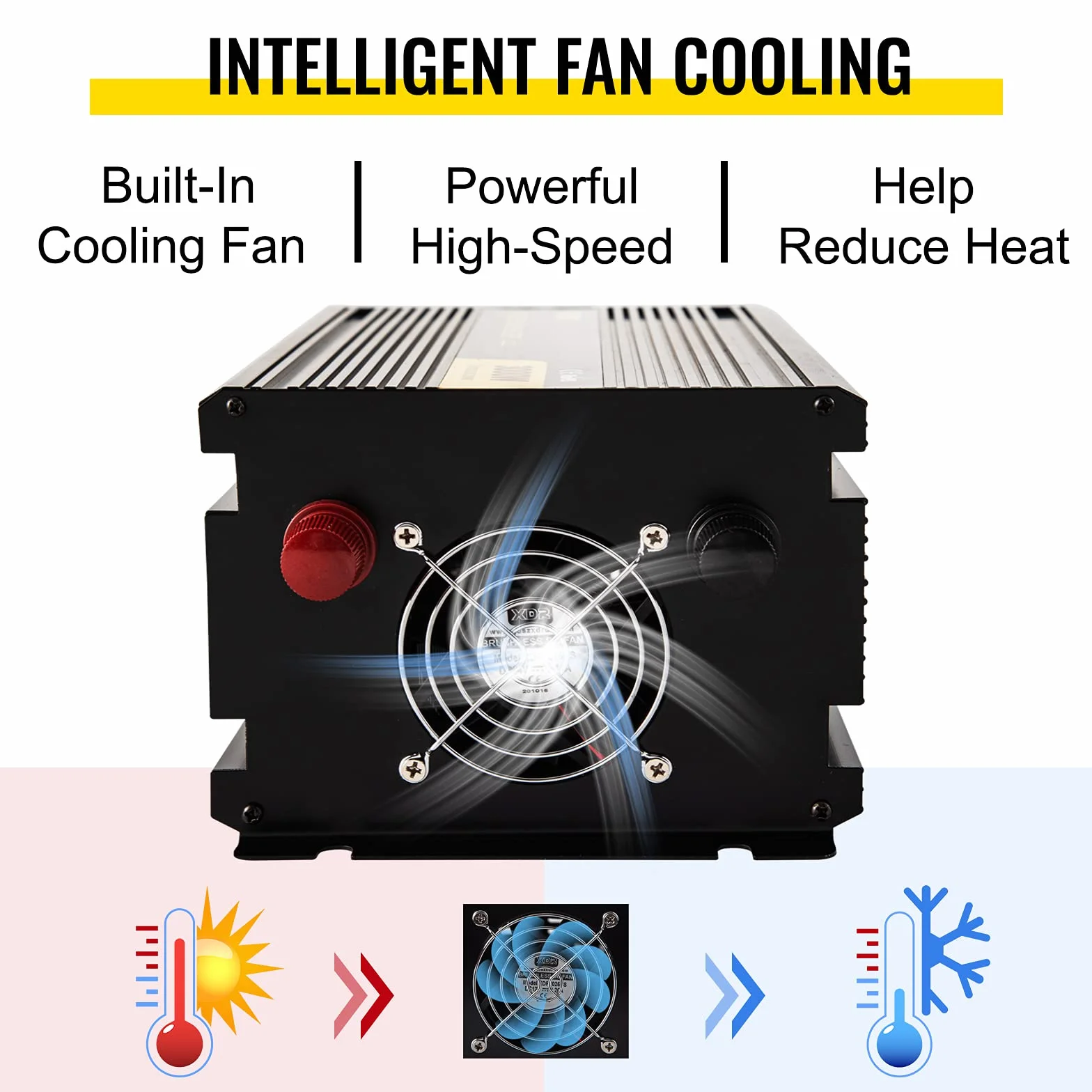 VEVOR Przetwornica fali sinusoidalnej o modyfikowanym napięciu z 24 V DC na 240 V AC Transformator ze zmianą mocy 2000 W na 4000 W, falownik ze zmienioną falą z wyświetlaczem LCD, pilot LCD