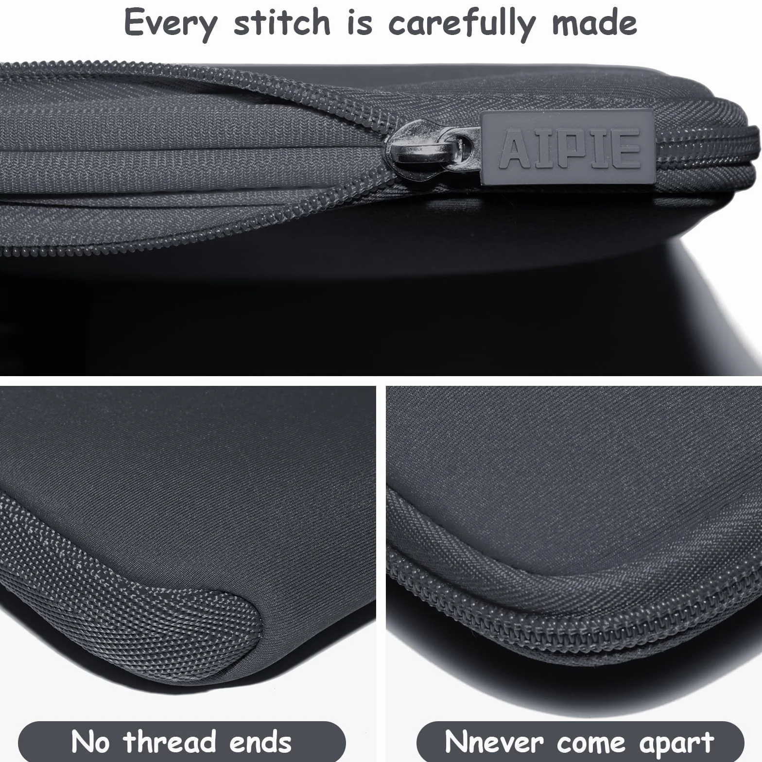 Etui ochronne na laptopa 16 cali z neoprenu szary kompatybilne z Acer ASUS Dell Lenovo Microsoft HP