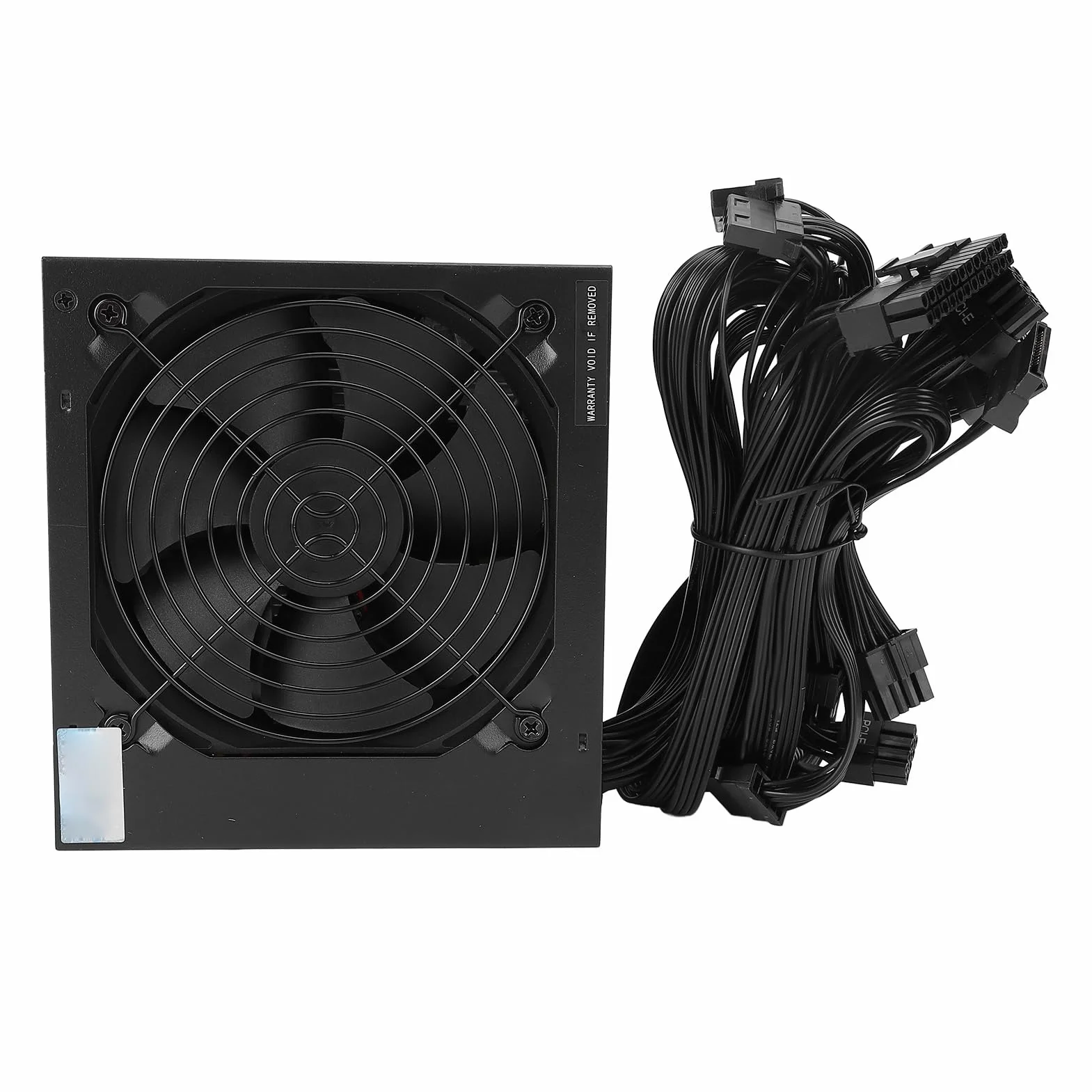 Generic Niezawodny Dwurdzeniowy Zasilacz do KomputeróW Stacjonarnych o Mocy 600 W do Systemów Gier, Wydajny Zasilacz z inteligentną kontrolą Temperatury, 24-pinowa Płyta Główna
