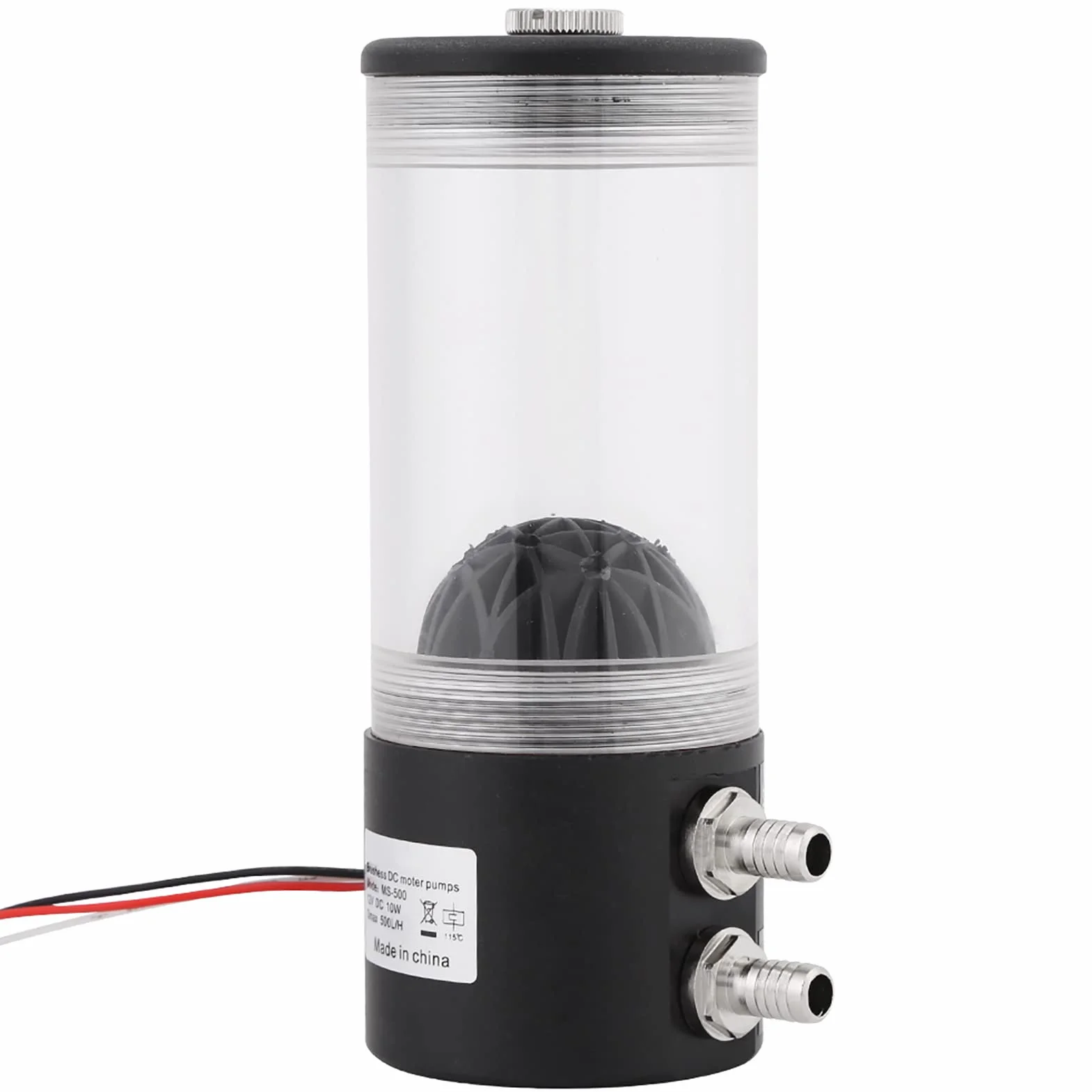 500L/H 10W DC 12V CPU CO2 Pompa wody chłodzącej Zbiornik Wymiennik ciepła Zestaw wyciszenia dla entuzjastów komputerów