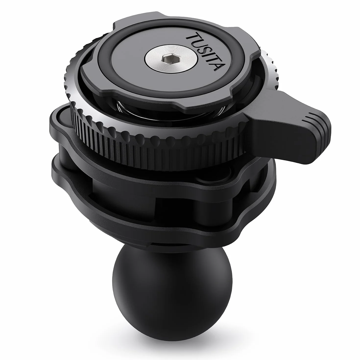 TUSITA Twist Lock 1" Kulę Adapter Uchwyt z Tłumikiem Drgań