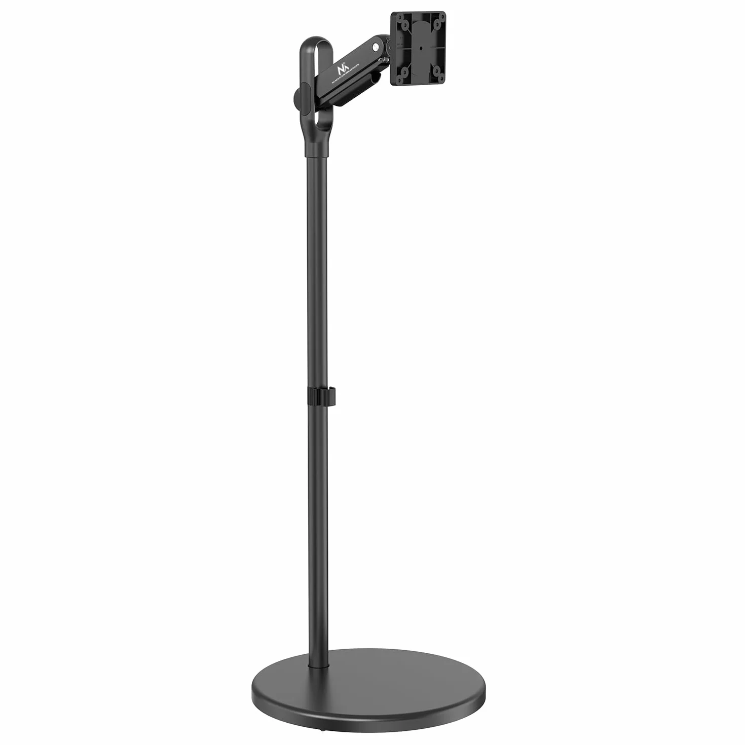 Maclean MC-970 mobilny monitor/stojak pod telewizor na kółkach do ekranu 17-25", wolnostojący, VESA 75 x 75 100 x 100, obciążenie od 2 do 10 kg, regulacja nachylenia i wysokości (czarny)