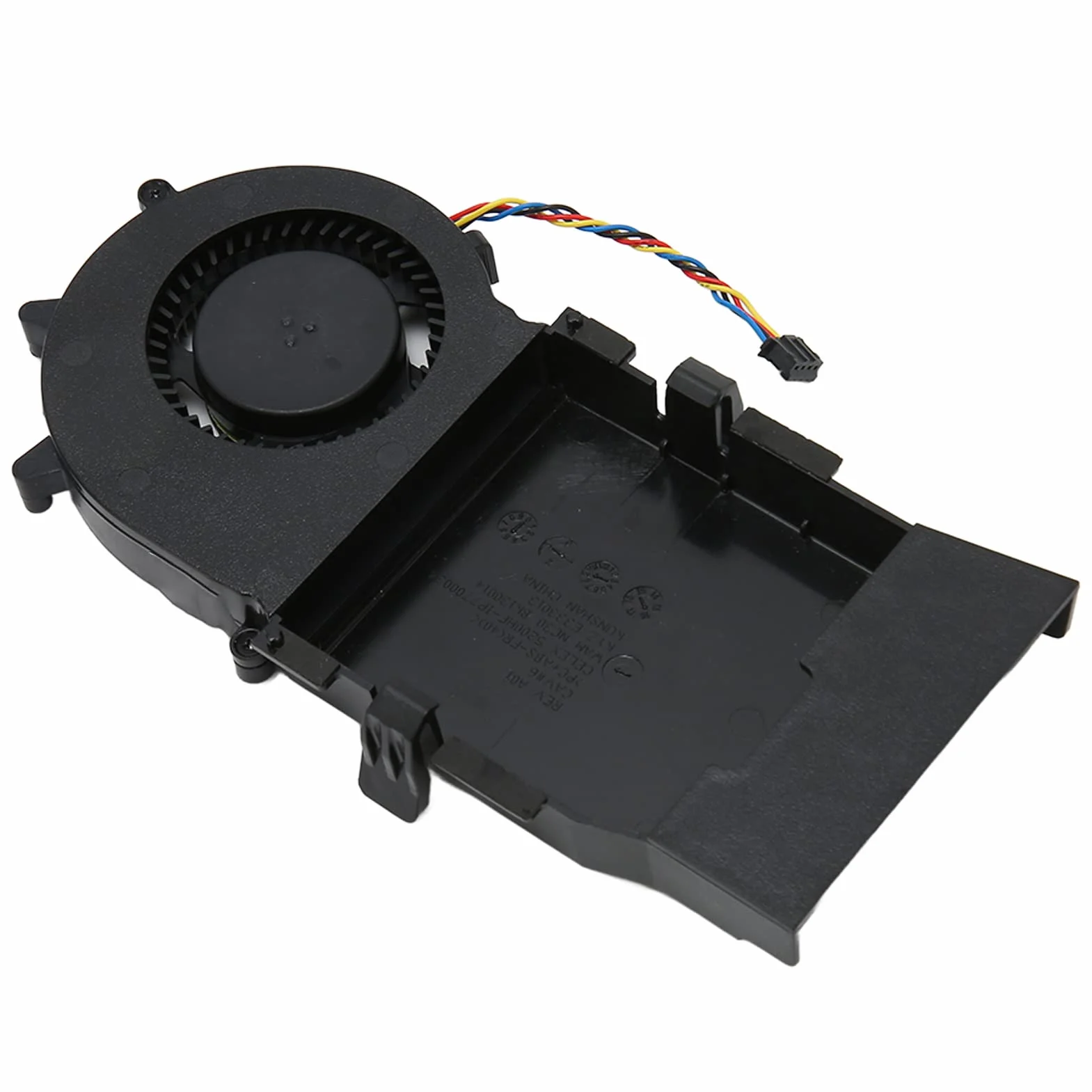 Wentylator Chłodzący do Laptopa OptiPlex 3020M 3040 3046M 3050 7040M 7050M 9020M, 4-stykowe Złącze Zasilania Szybkie Ciche Rozpraszanie Ciepła, Wewnętrzny Radiator (procesor)