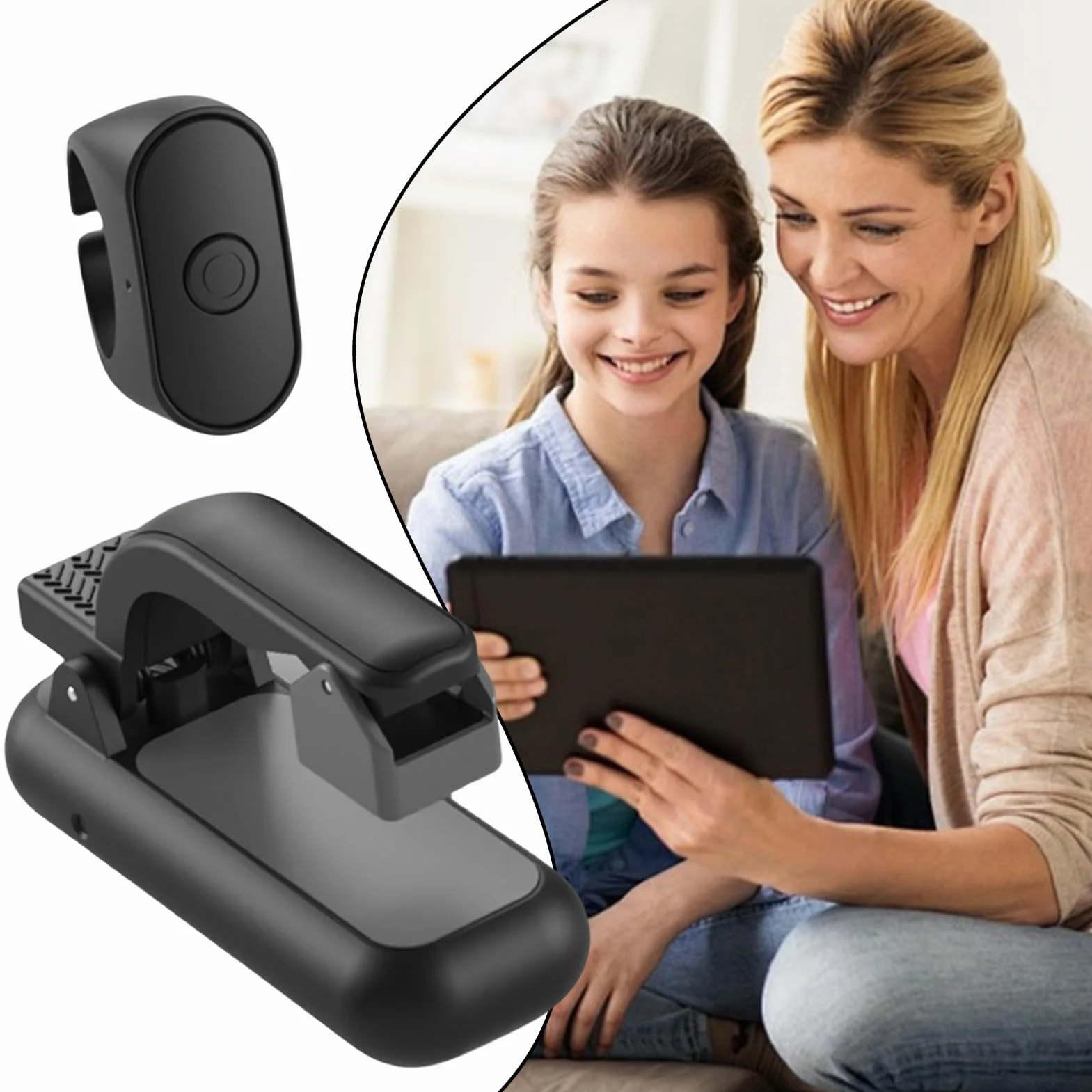 E-book Page Turner, Portable Remote Control, Ergonomic Design Device, E-reader Accessory, Ideal for Wife, Son, Family, Boys, Daughter, Girls, Youth, Women, Teens, Husband, Reading Convenience