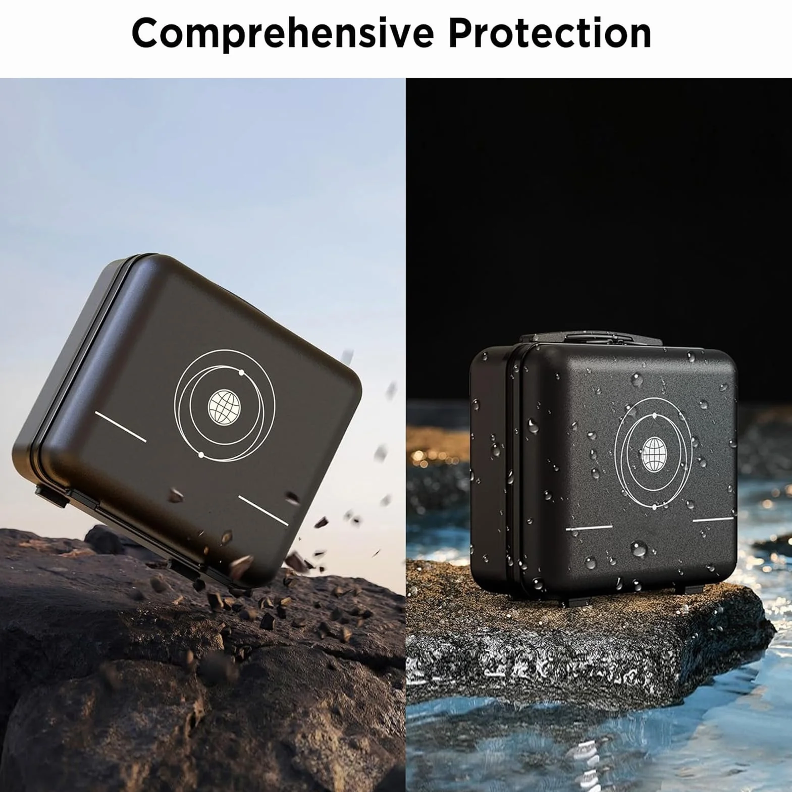 Etui Podróżne do Mini, Przenośne Twarde Etui Pasujące do Zestawu Mini Dish, Twarda Torba do Noszenia na Zewnątrz, Precyzyjna Walizka do Mini