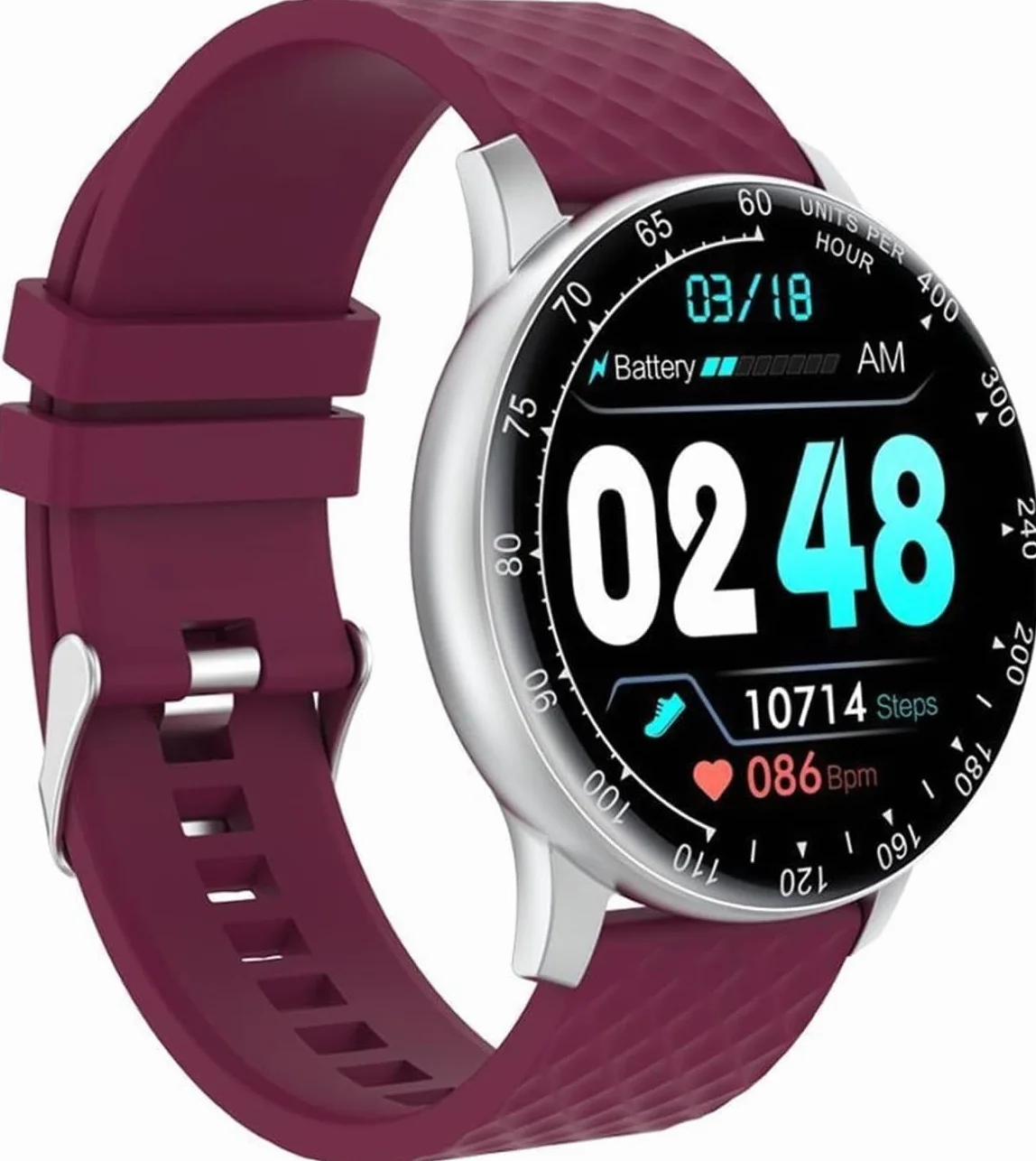 Smart Watch Fitness Tracker – dotykowy monitor tętna, monitor ciśnienia krwi, licznik kalorii i kroków, tarcza zegarka DIY, śledzenie zdrowia i aktywności dla mężczyzn i kobiet